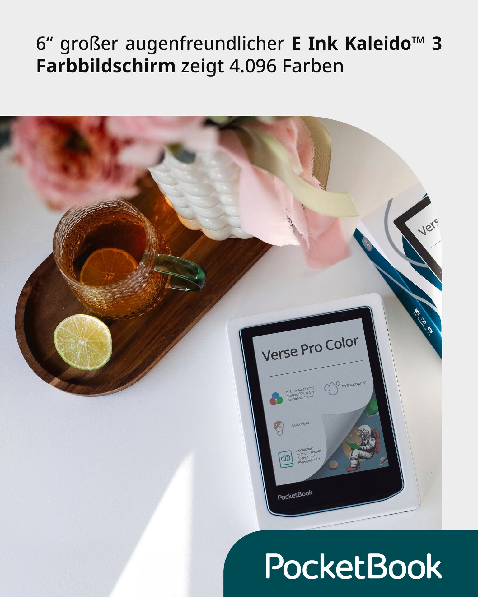 PocketBook E-Book »Verse Pro Color - DACH-Version«, (Linux)