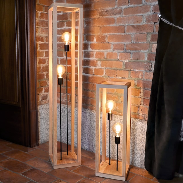 SPOT Light Stehlampe »KAGO«, 3 flammig-flammig, Naturprodukt aus Eichenholz,  Nachhaltig mit FSC®-Zertifikat online kaufen | mit 3 Jahren XXL Garantie