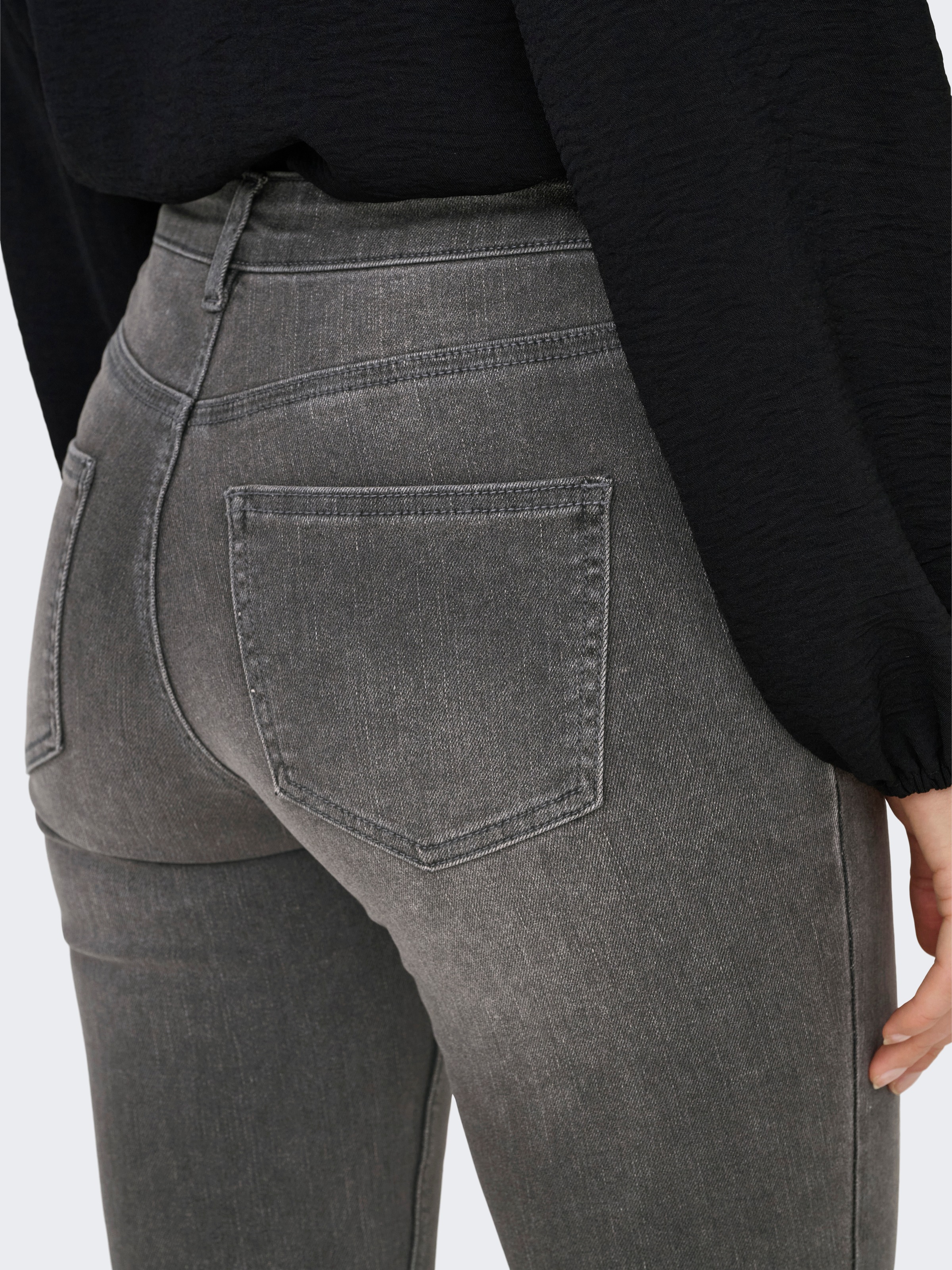 ONLY Skinny-fit-Jeans »ONLMIA MID WAIST BUTTON SK RW ANK BOX«