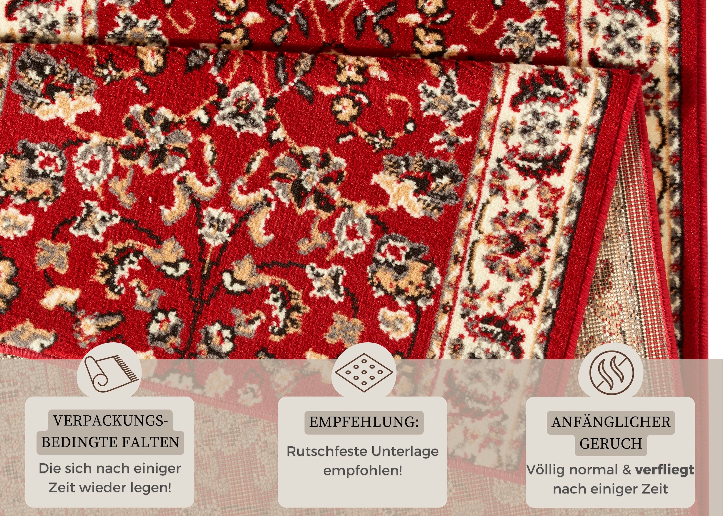 HANSE Home Läufer »Vintage«, rechteckig, 9 mm Höhe, Teppichläufer, Kurzflor, Orient, Vintage, Retro, Flur, Schlafzimmer