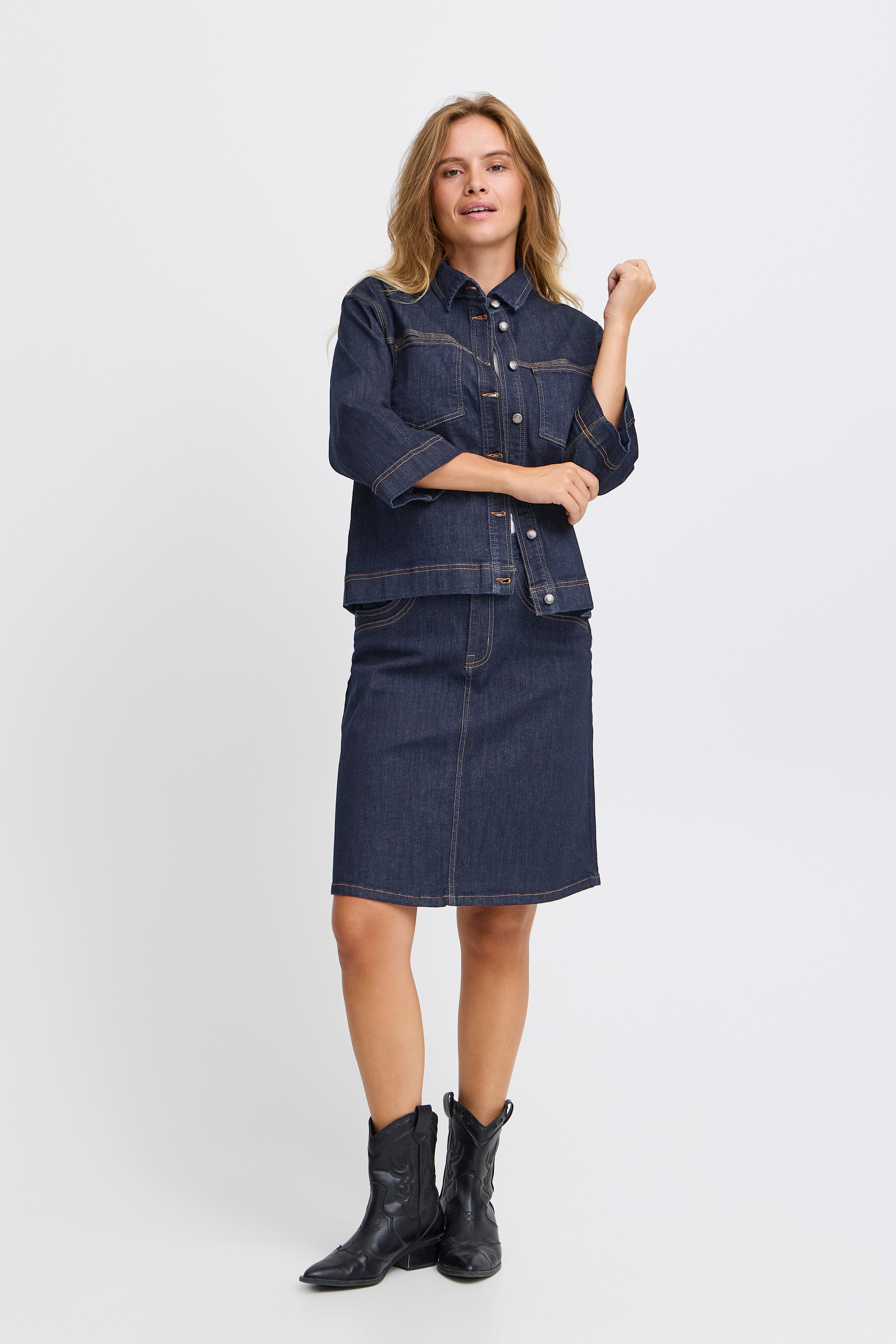 Pulz Jeans Jeansjacke »Damen Jeansjacke PZKATJA«