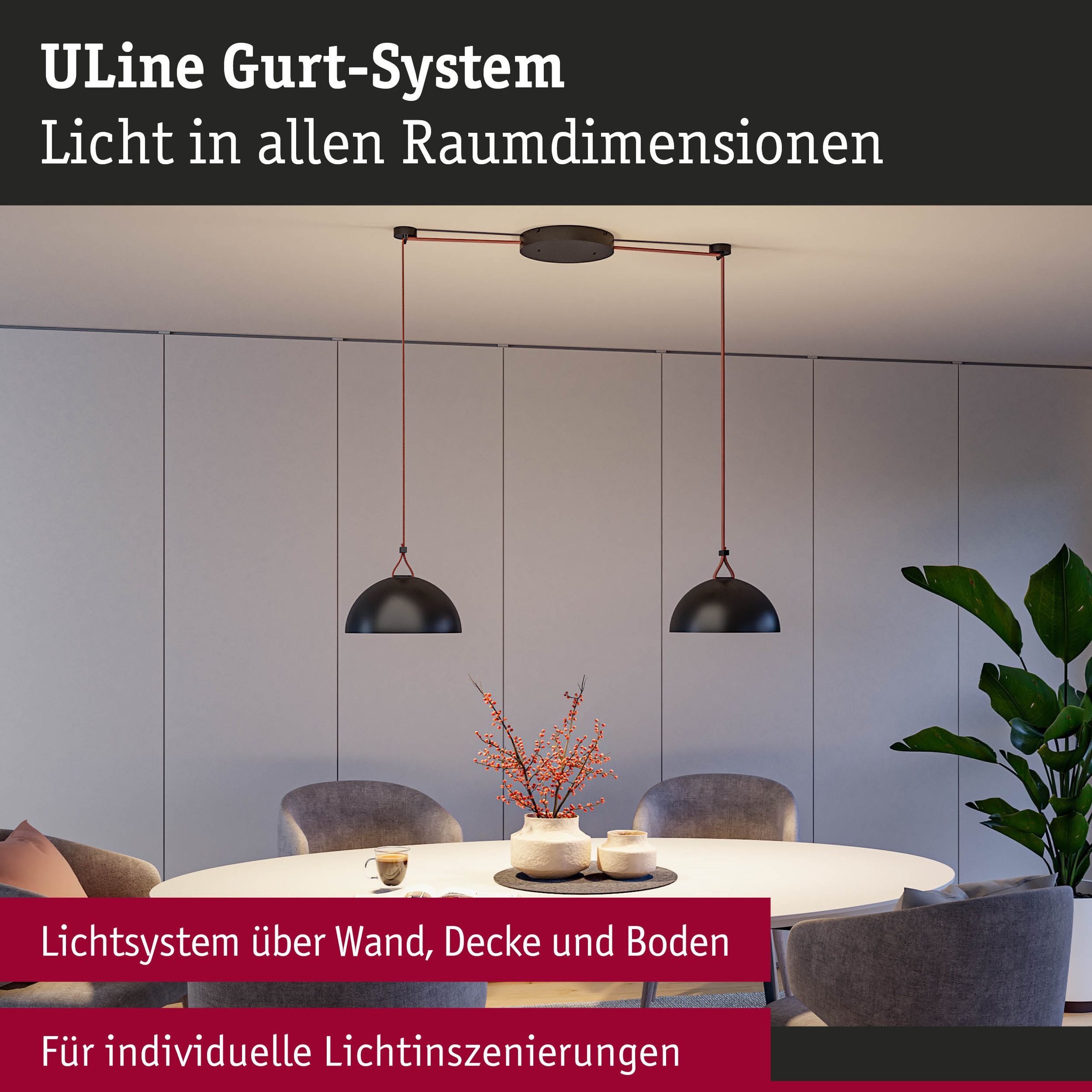 Paulmann Hängeleuchte »ULine Gurt Belt  5m« 1 Stk.