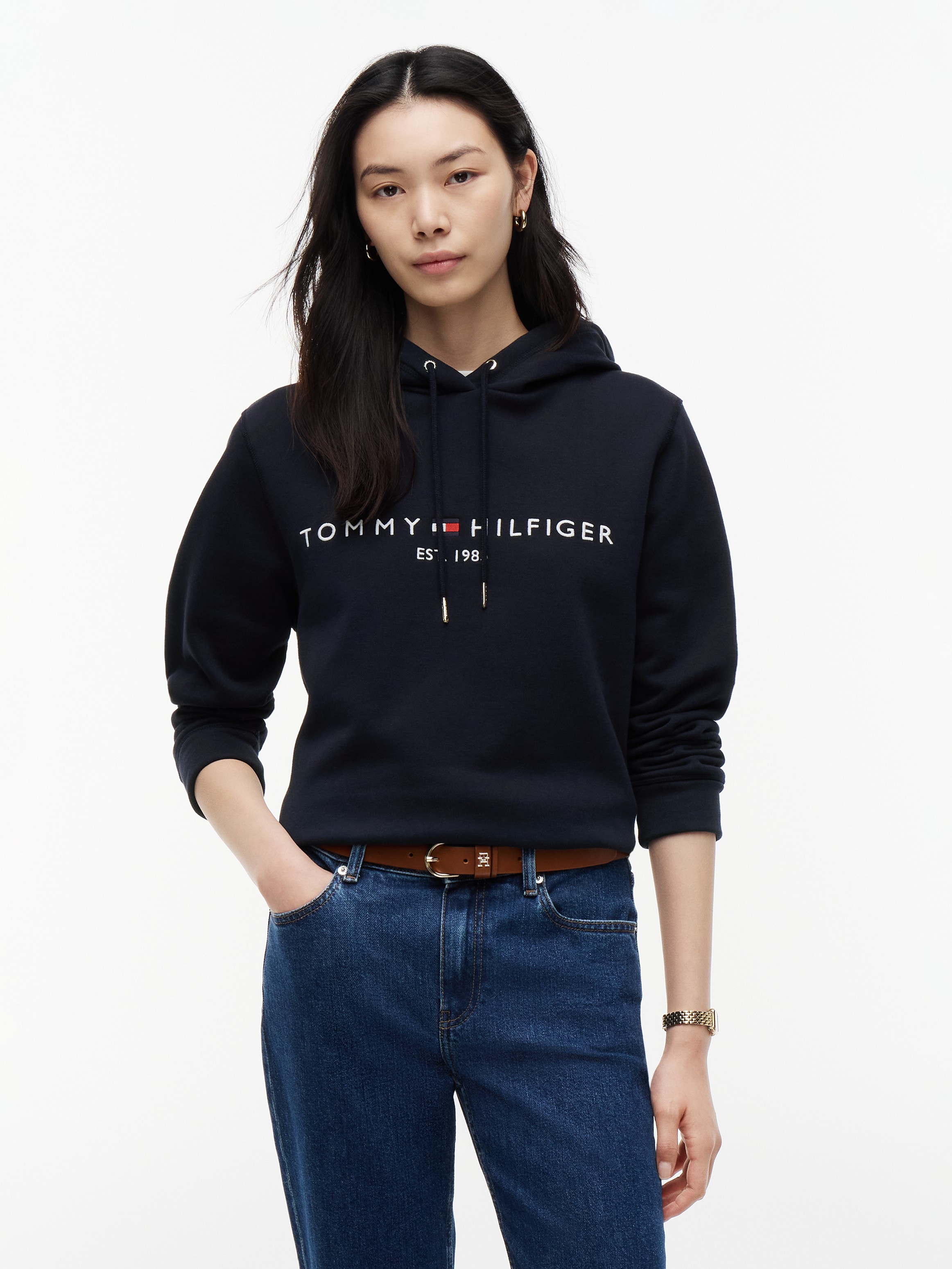 Tommy Hilfiger Kapuzensweatshirt , mit Tommy Hilfiger Logostickerei
