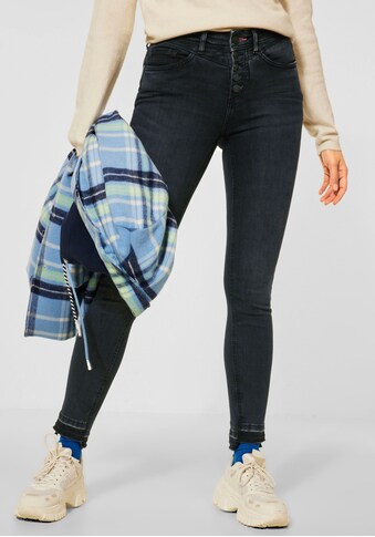 STREET ONE High-waist-Jeans »Style York«, mit 5-Knopf Verschluss kaufen