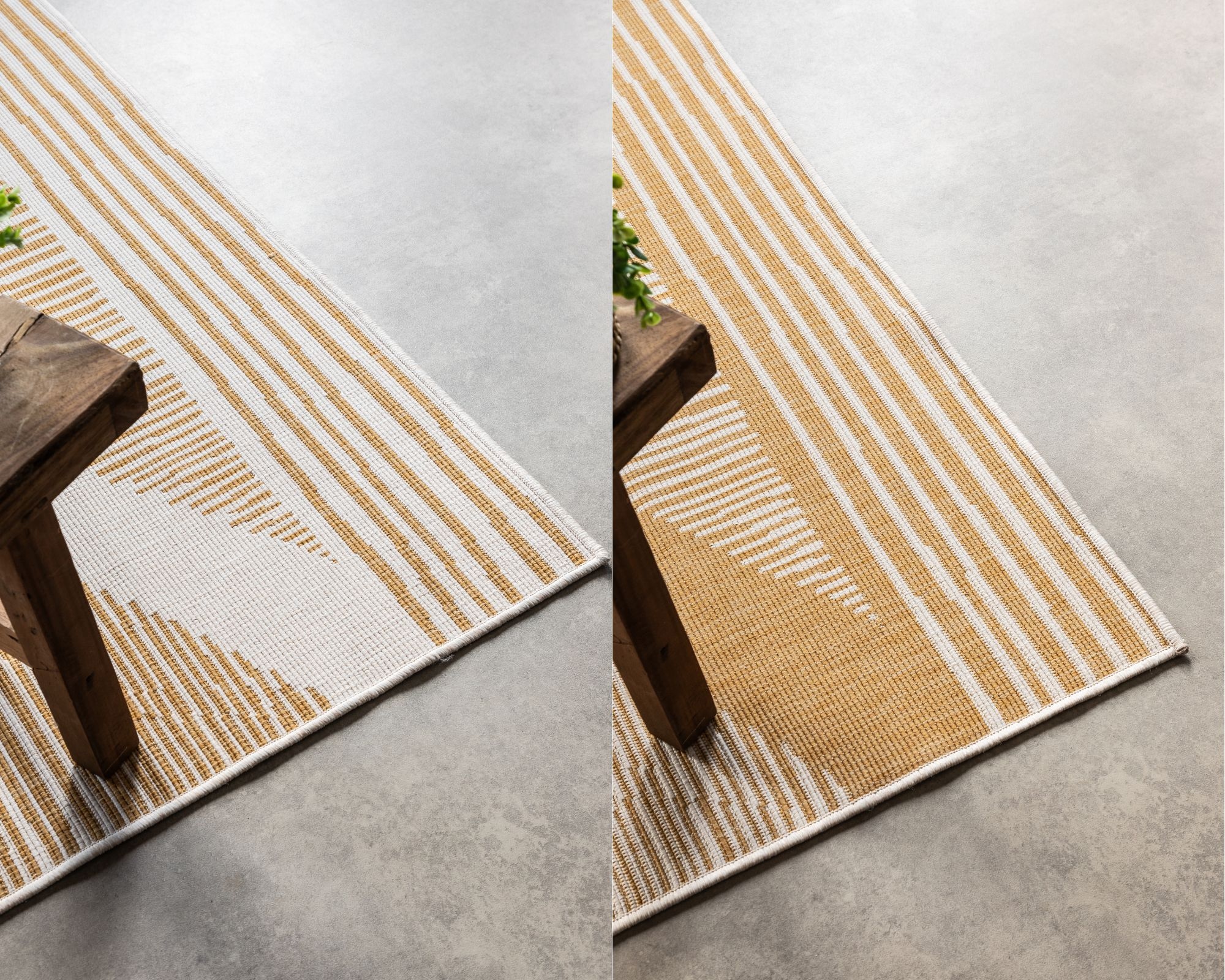 ELLE DECORATION Teppich »Rhombus, In- und Outdoor« rechteckig 5 mm Höhe Flachgewebe, In-& Outdoor, Modern, Wendeteppich, Balkon, Wohnzimmer