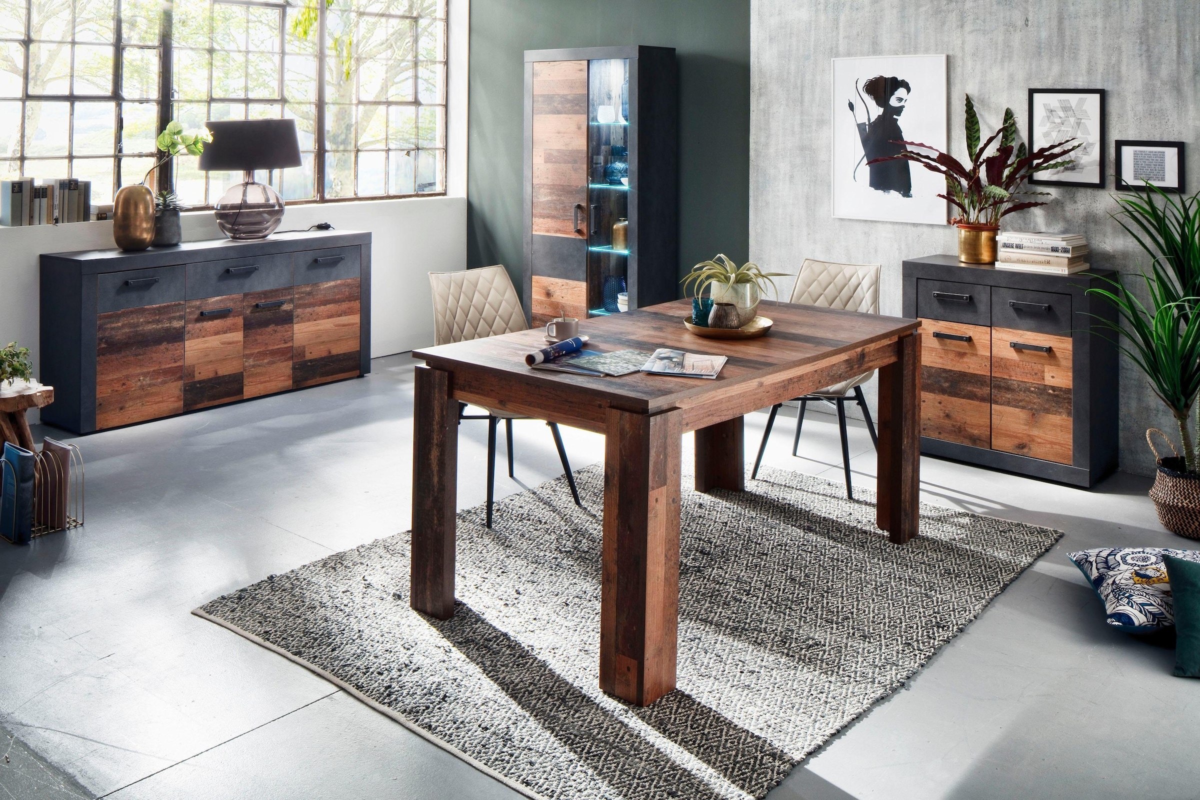INOSIGN Sideboard »Ilana«, Kommode mit Schublade und 8 Fächern, Breite 178 cm
