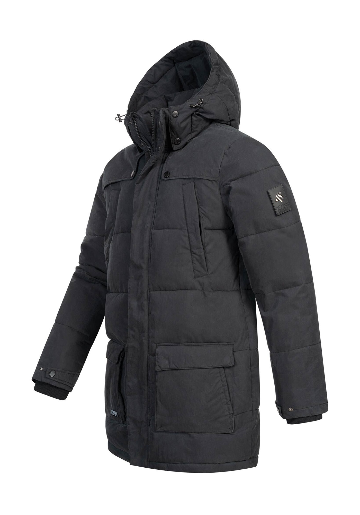 Alessandro Salvarini Winterjacke »A. Salvarini Herren Winterjacke lang mit Teddyfell gefüttert AS458«