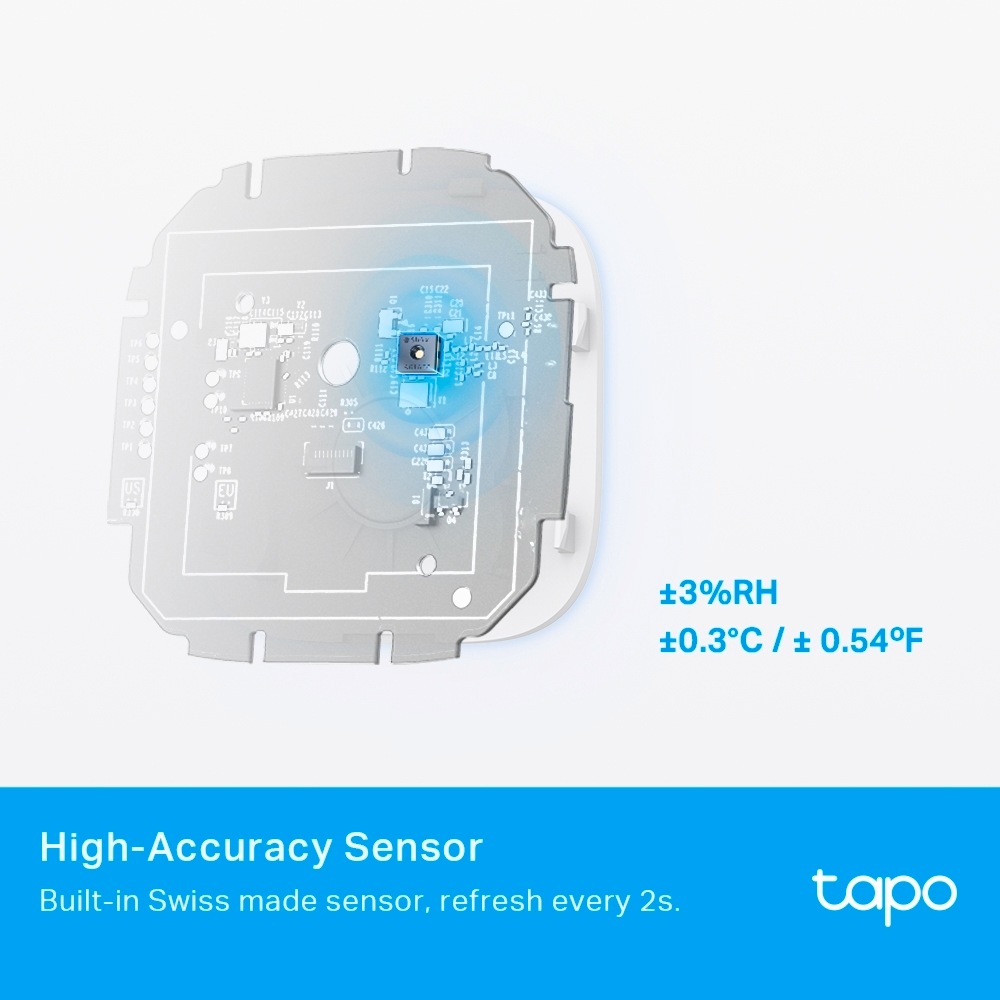 TP-Link Smart-Home-Zubehör »Tapo T315« Smarter Temperatur & Feuchtigkeits-Sensor