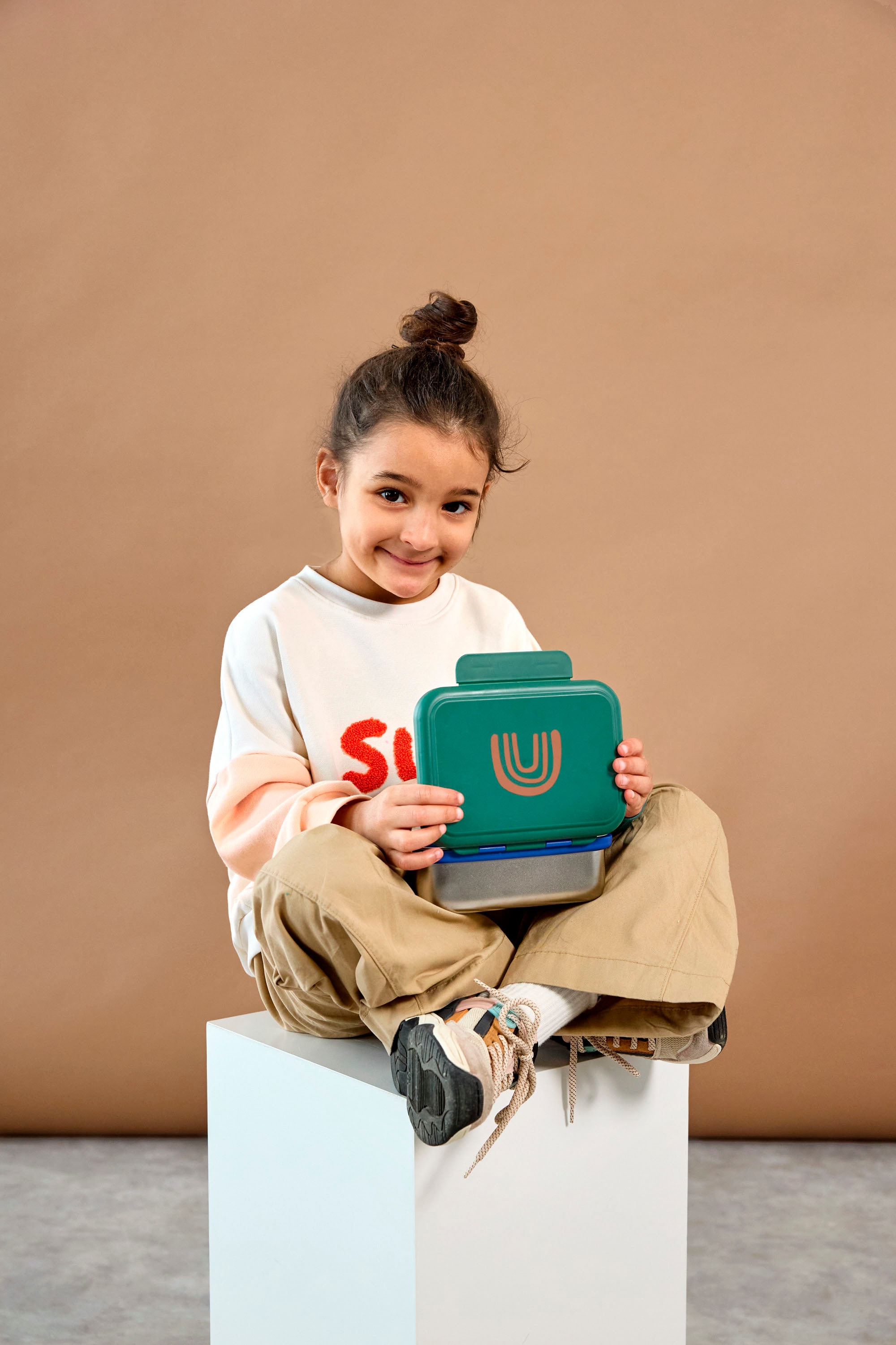 LÄSSIG Lunchbox »Little Gang, Rainbow green«, (1 tlg.)