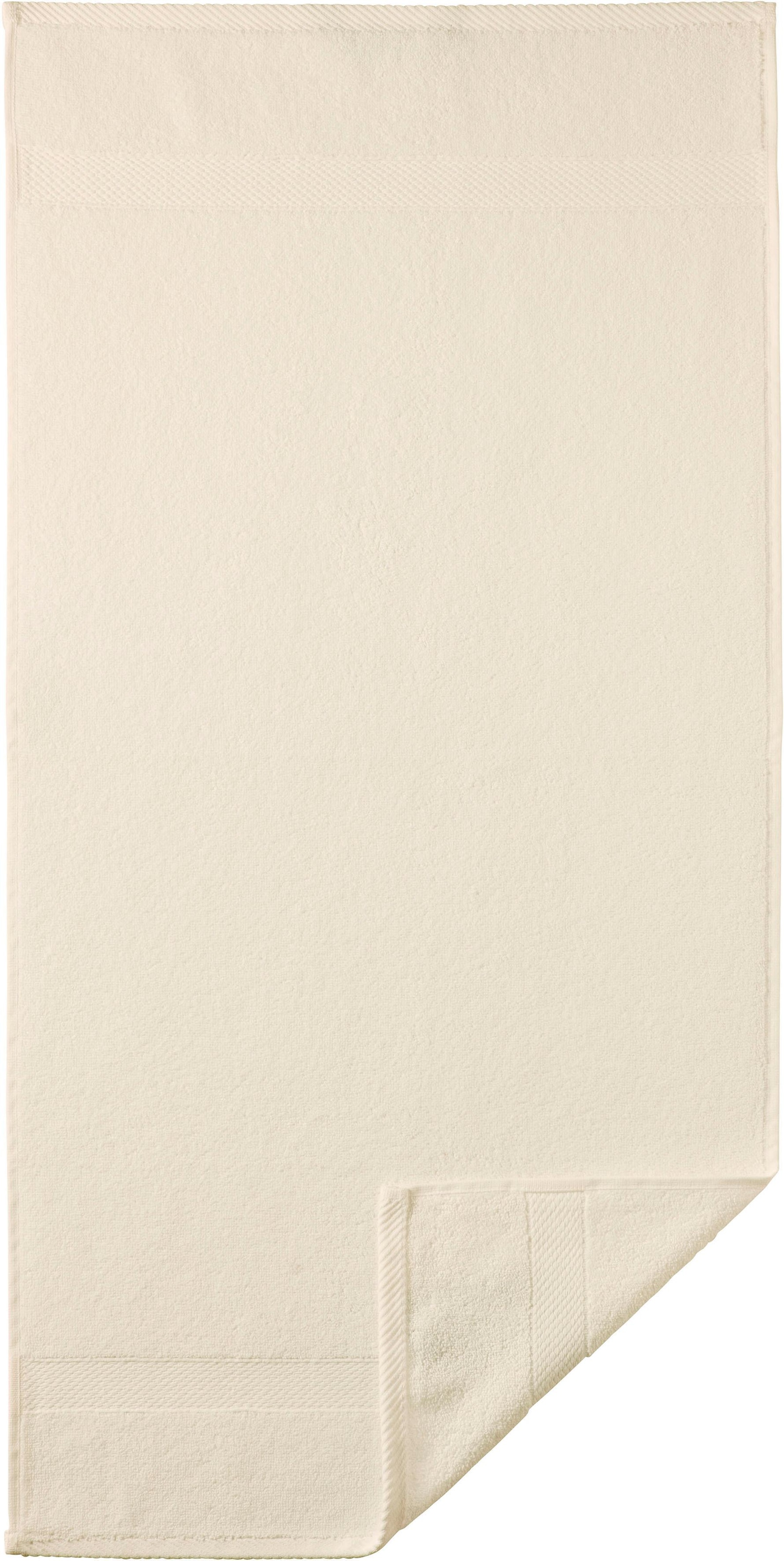 Egeria Handtücher »Diamant« Uni Programm mit schmaler Bordüre, 100 % Baumwolle