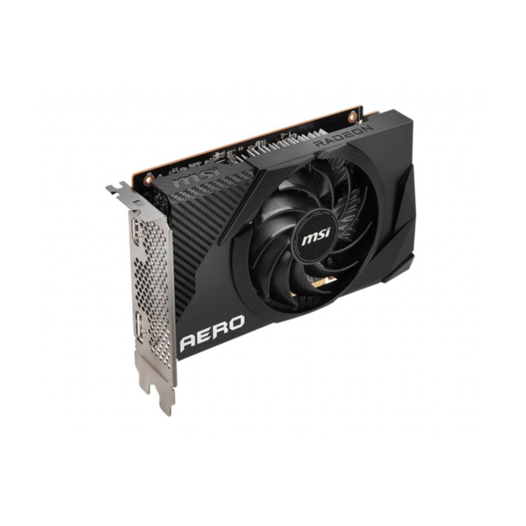 MSI Grafikkarte »Radeon RX 6400 Radeon RX 6400 AERO ITX 4G«, 4 GB, GDDR6