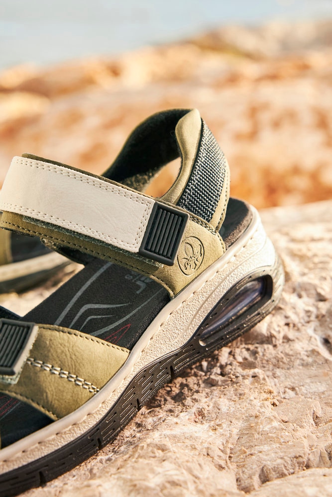 Rieker Trekkingsandale, Outdoorsandale, Sommerschuh, Klettschuh mit Rieker Air-Funktion