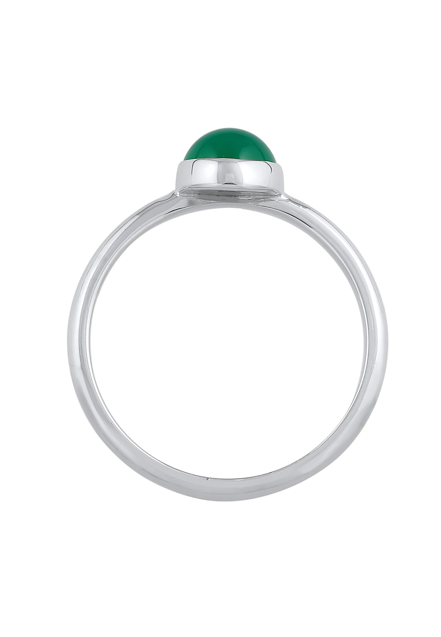 Elli Premium Silberring »Ring Achat Edelstein Solitär 925 Silber«