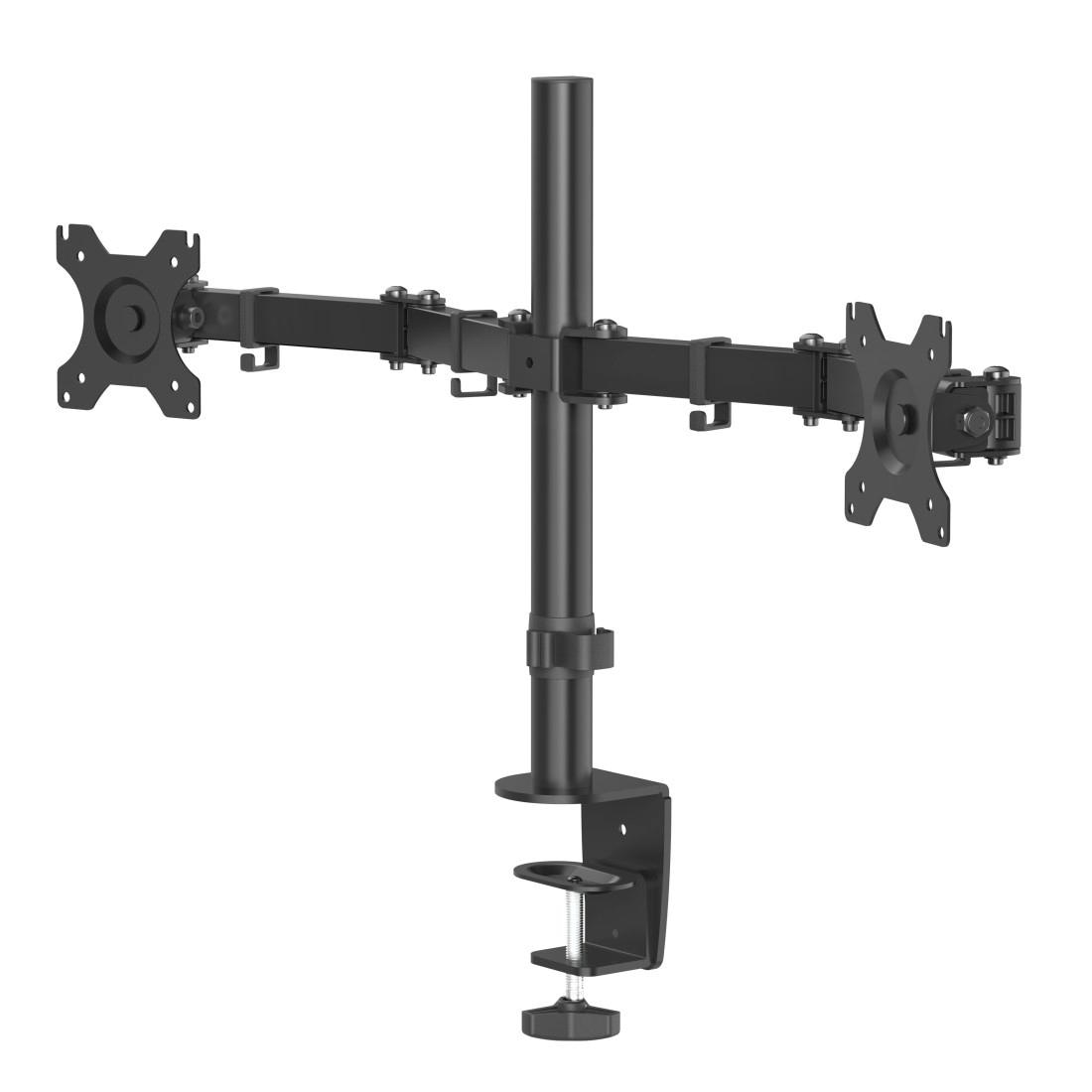 Hama Monitor-Halterung »Bildschirmhalterung, 2 Monitore, 13-32  Doppelarm«, bis 81 cm Zoll ➥ 3 Jahre XXL Garantie