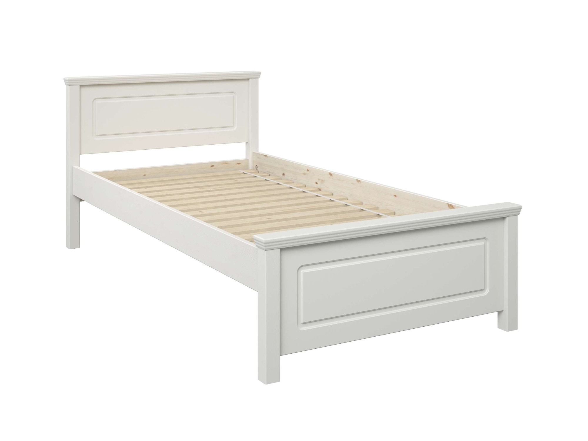 Home affaire Bett »Svea, als Seniorenbett geeignet durch Komforteinstiegshöhe und Breite«, (H/B/L ca. 86/100/200 cm), Belastbarkeit 170KG! Schublade optional, Massivholz, mit Lattenrost