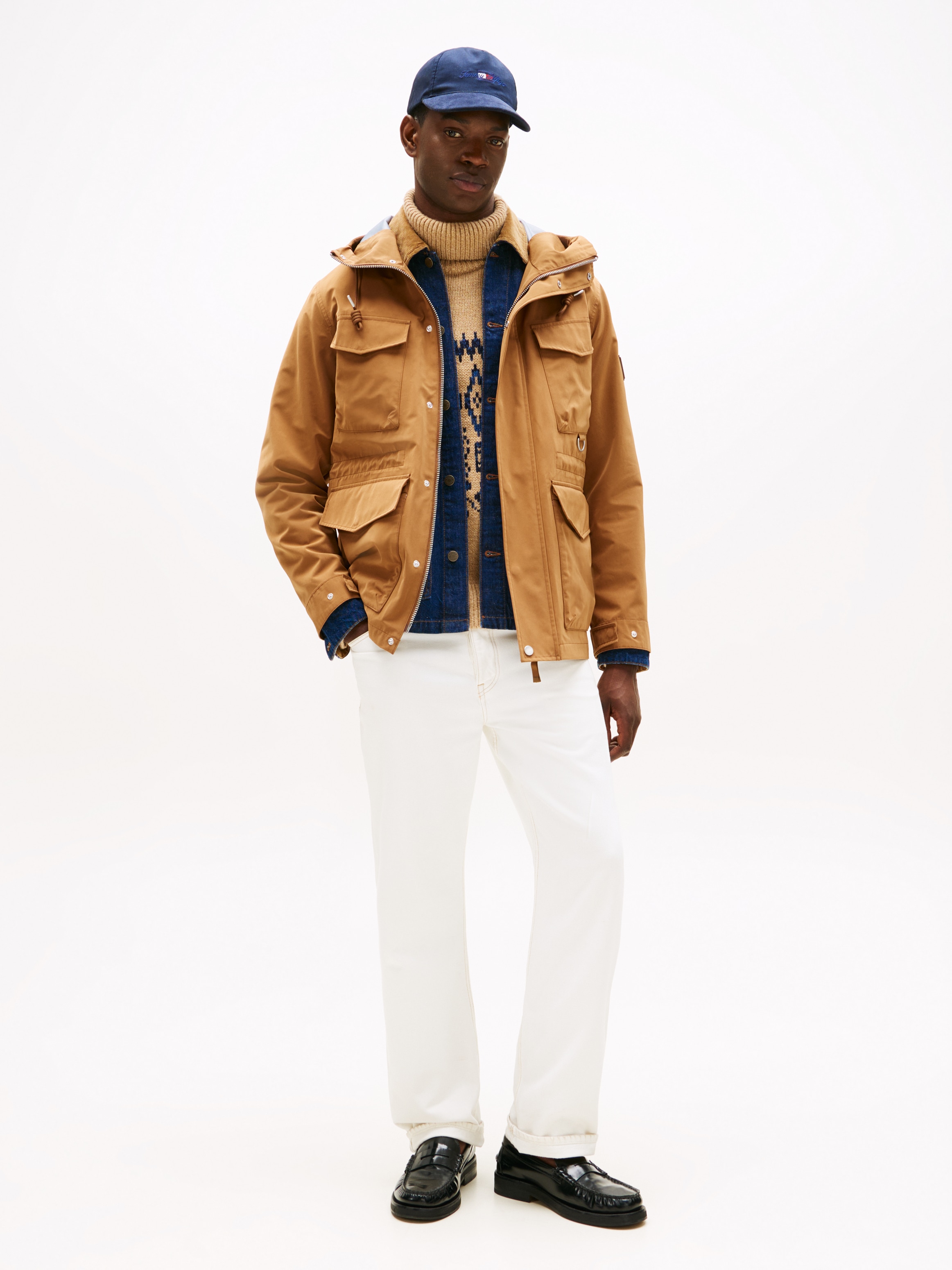 Tommy Hilfiger Funktionsjacke »WET WEATHER JACKET« mit Kapuze Winterjacke, Outdoorjacke