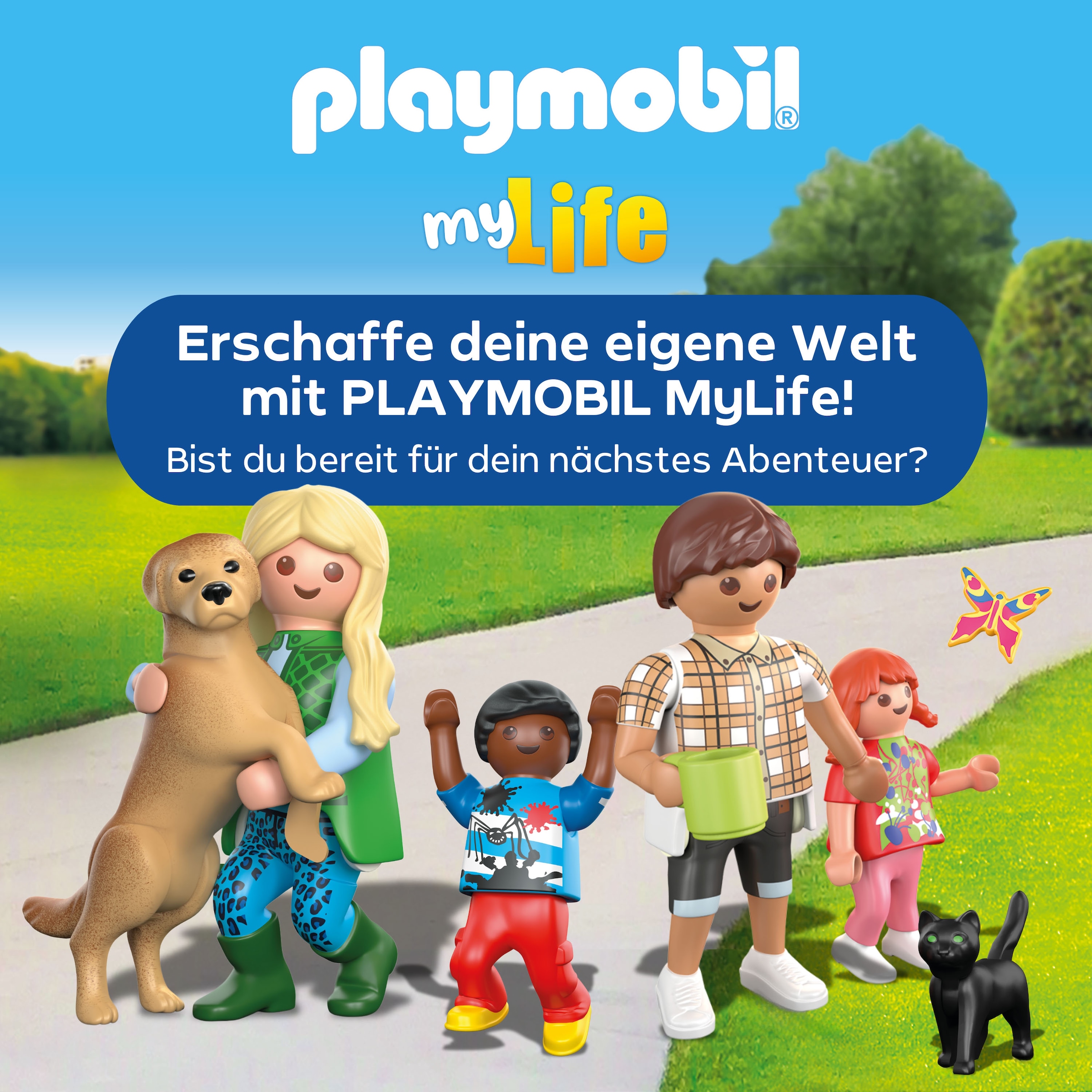 Playmobil® Konstruktions-Spielset »Hundespielplatz (71745), Playmobil My Life«