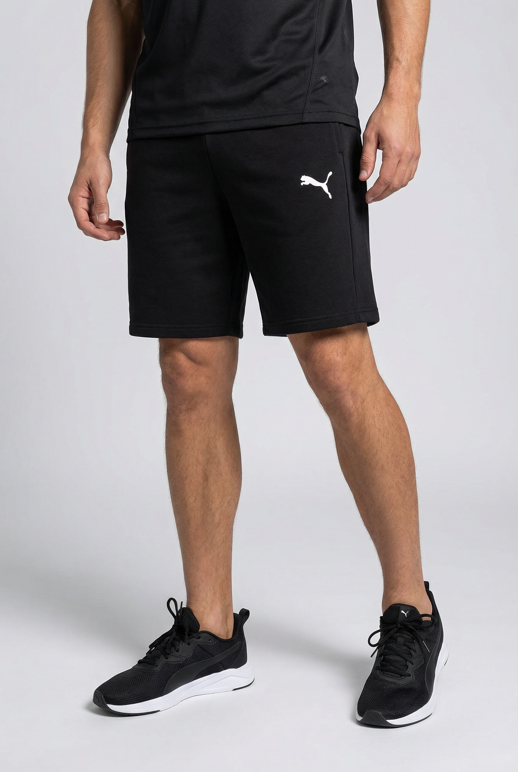 PUMA Trainingsshorts »TEAMGOAL CASUALS SHORTS«  aus Baumwolle und Polyester, Sweatware-Material, kniefrei