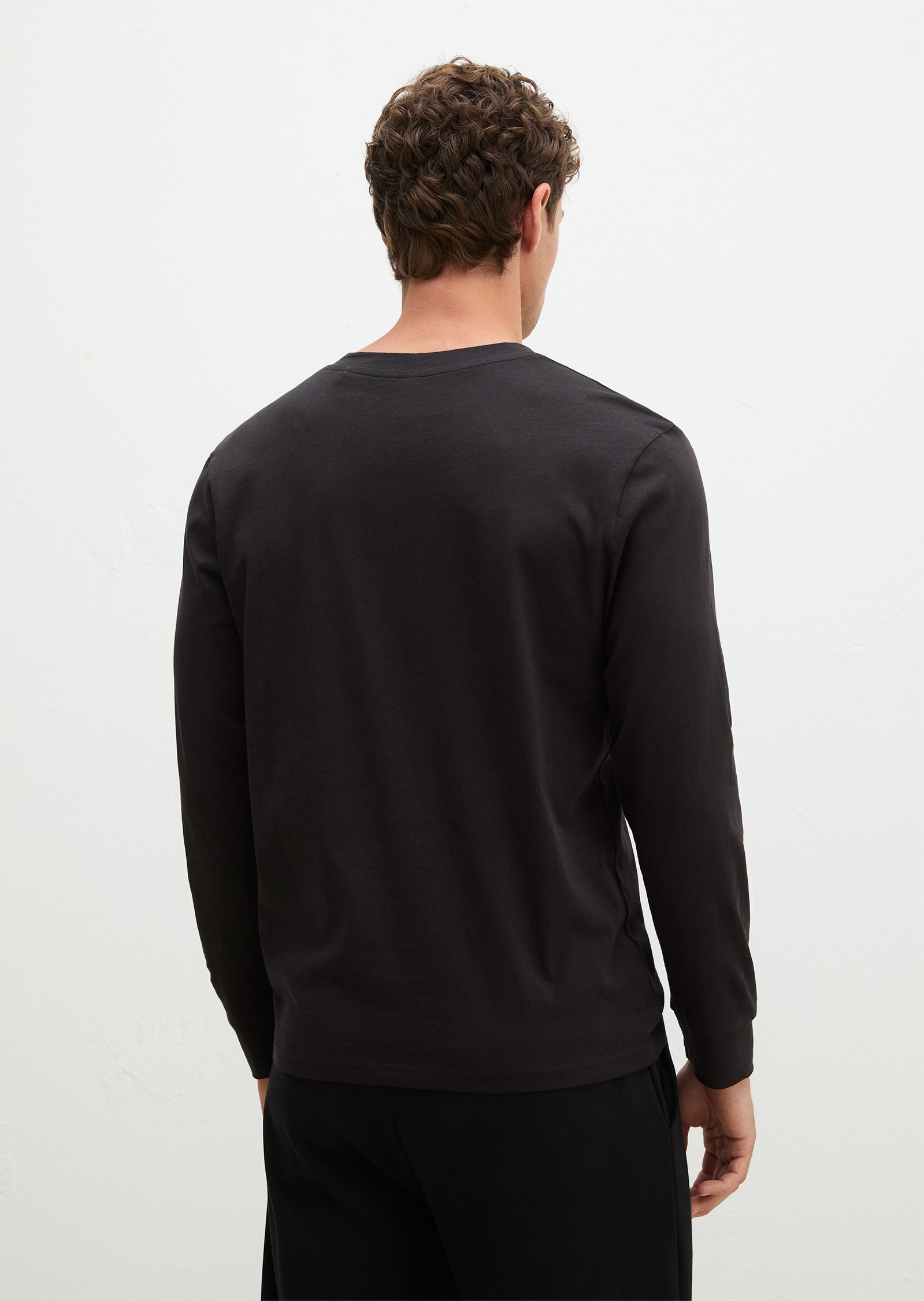 Marc O'Polo Langarmshirt »Mix & Match Cotton« lockere Passform, Langarm, mit Rundhals, für Erwachsene