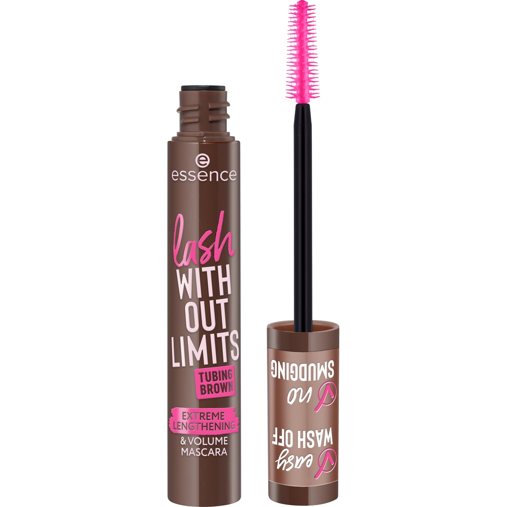 Essence Mascara »lash WITHOUT LIMITS BROWN EXTREME LENGTHENING & VOLUME MASCARA« mit Volumeneffekt