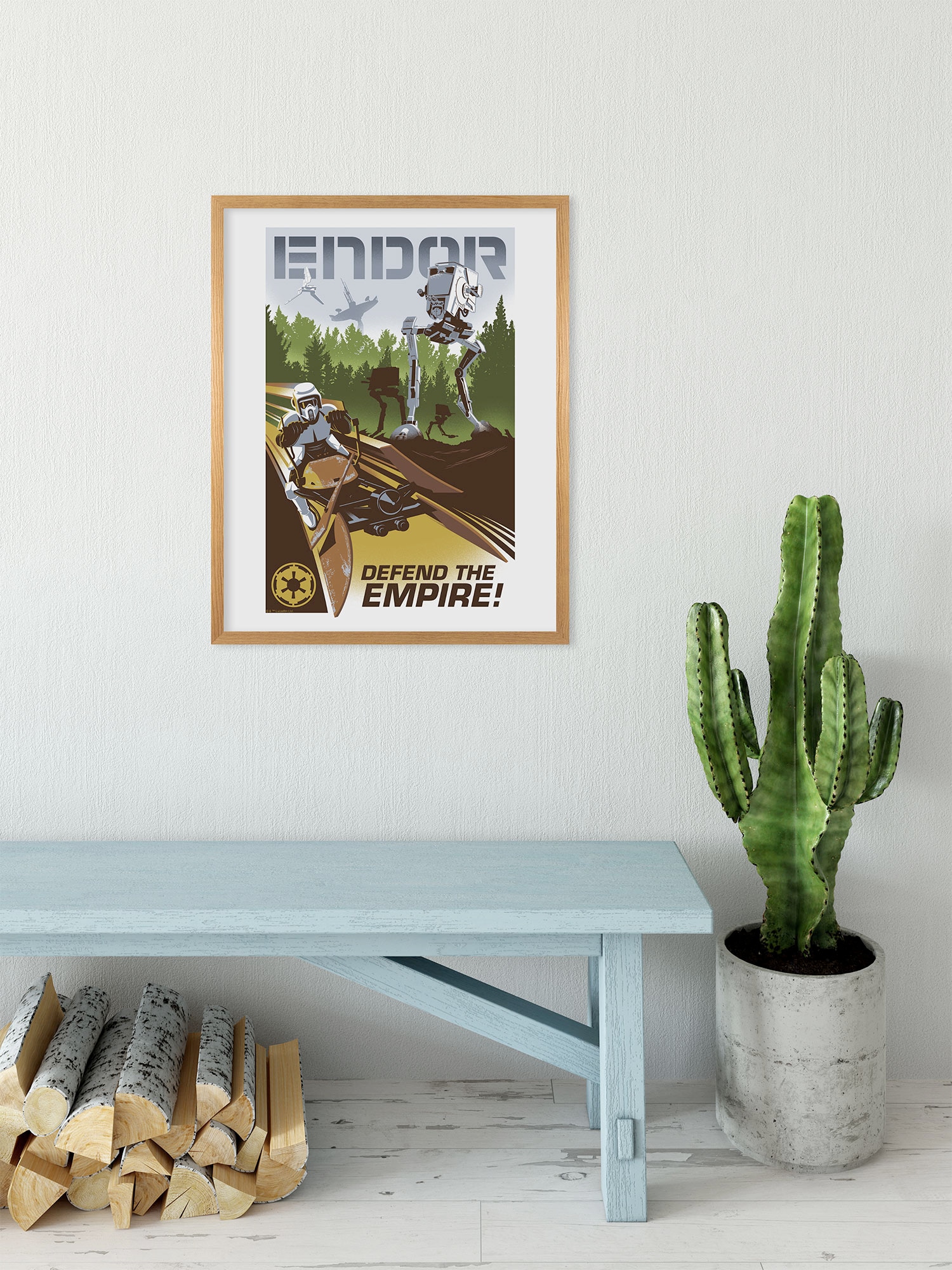 Komar Wandbild »Star Wars Defend the Empire«, Disney, (Set, 1 St.), 50 x 70 cm (Breite x Höhe) - Kinderzimmer, Dekoration