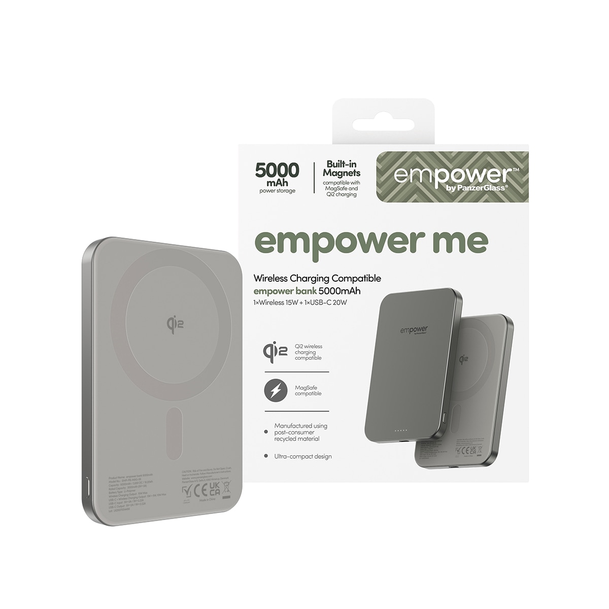 empower by PanzerGlass Powerbank »empower Bank 5000 mAh« empower Bank 5000mAh Space Black
