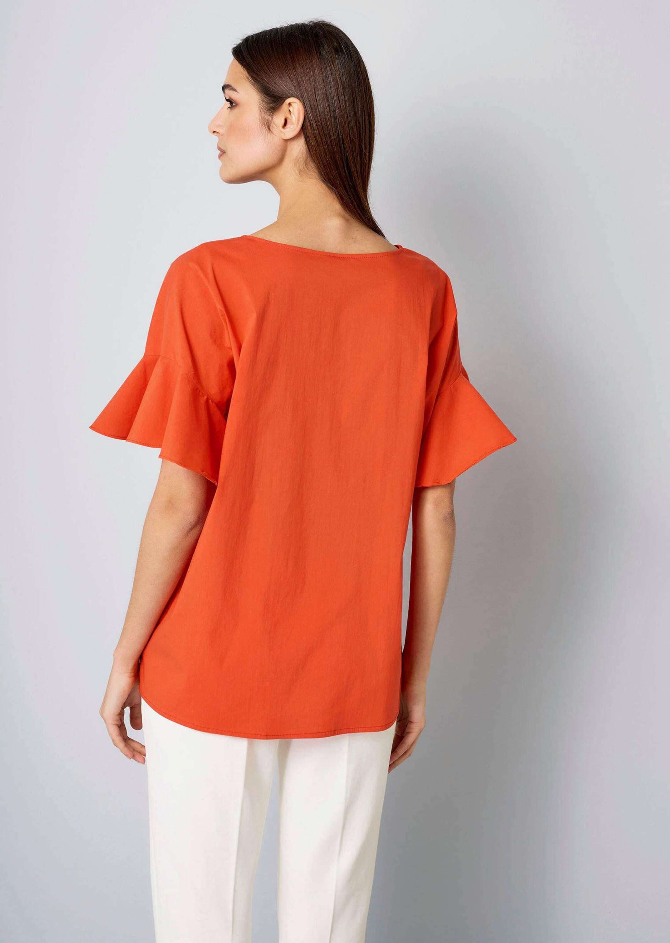 Alba Moda Kurzarmbluse »Bluse Bluse mit V-Ausschnitt«