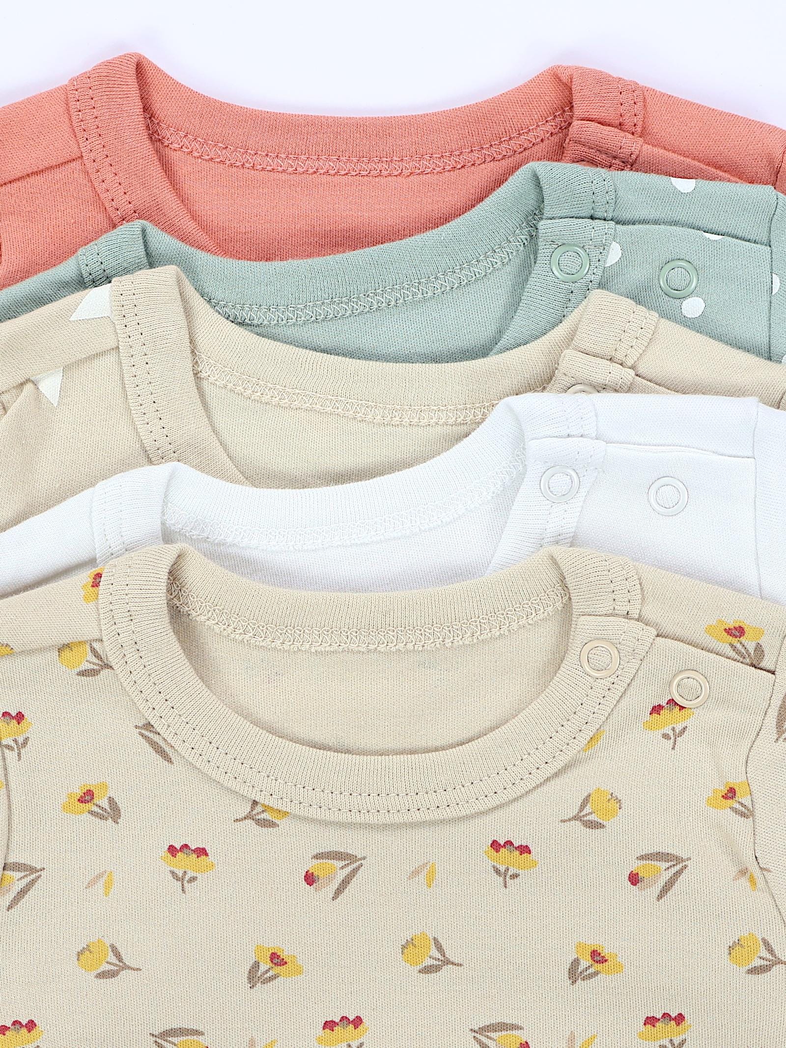 TupTam Langarmshirt »Shirt Baby Mädchen Langarmshirt 5er Set«