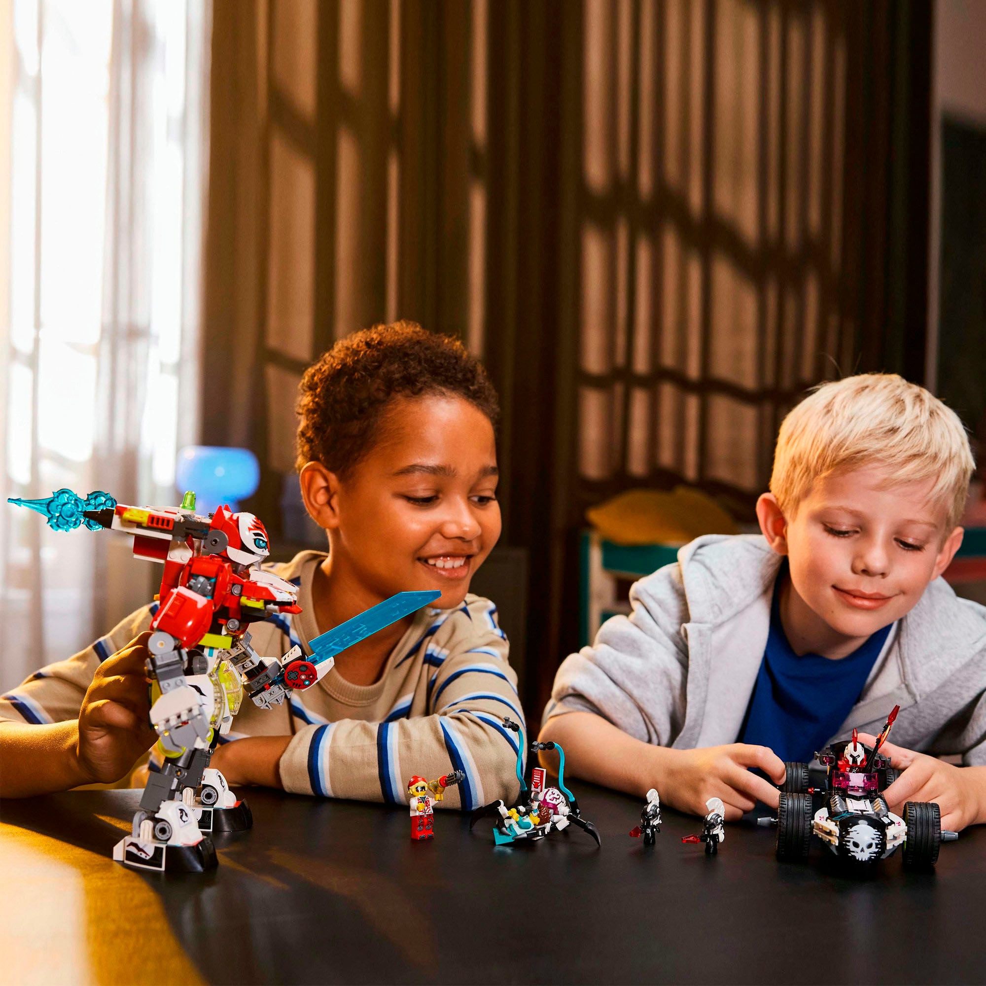 LEGO® Konstruktionsspielsteine »Coopers Tiger-Mech und Zero's Hot Rod Auto (71497), LEGO DREAMZzz« Made in Europe