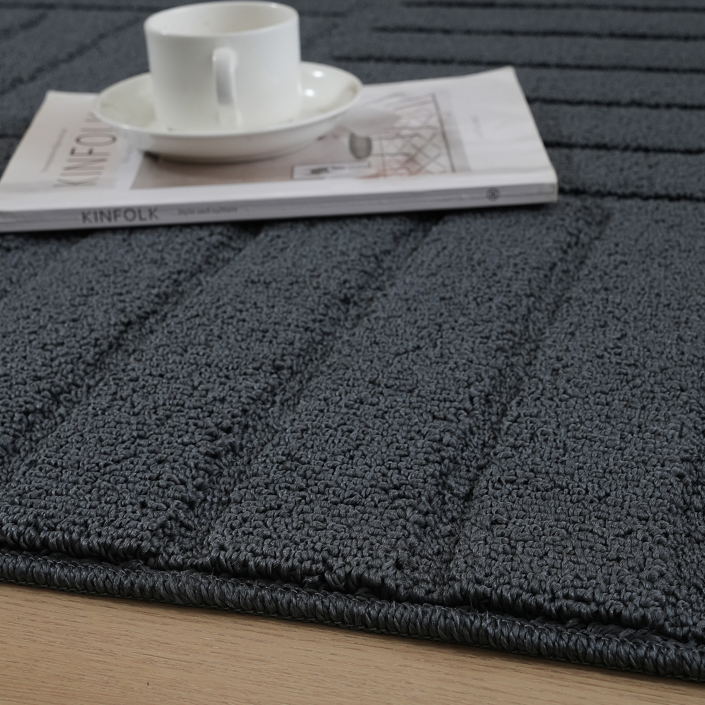 OTTO home »Neele, Boho-Design, Hoch-Tief, waschbar« rechteckig 12 mm Höhe 3D Optik, Skandinavisch, Designteppich, Wohnzimmer, Schlafzimmer