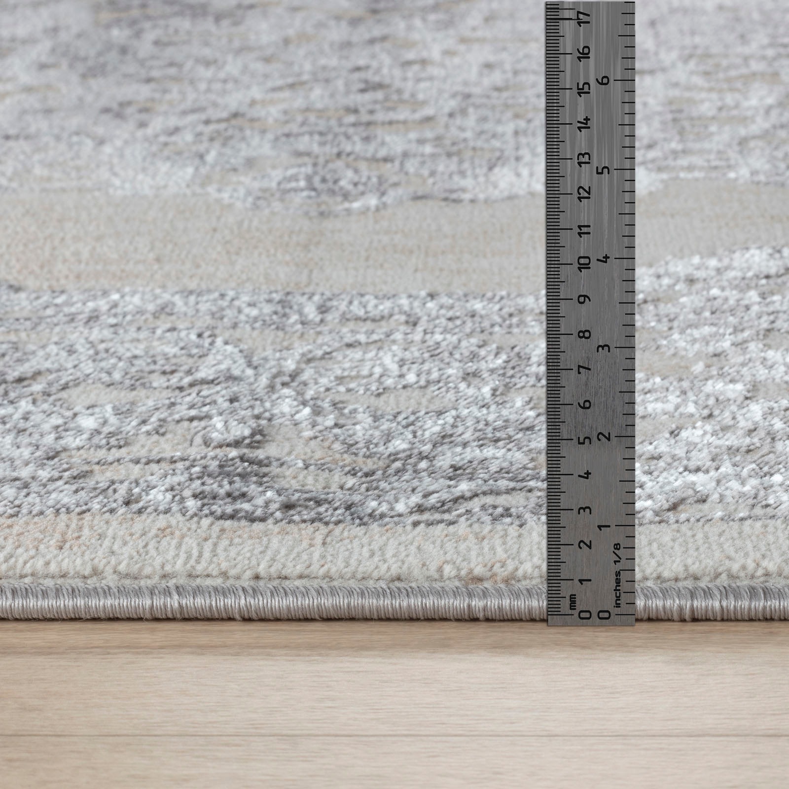 Livabliss Teppich »LOCKPORT«, rechteckig, 10 mm Höhe, Kurzflor Orientteppich, Wohnzimmer, Schlafzimmer, Beige