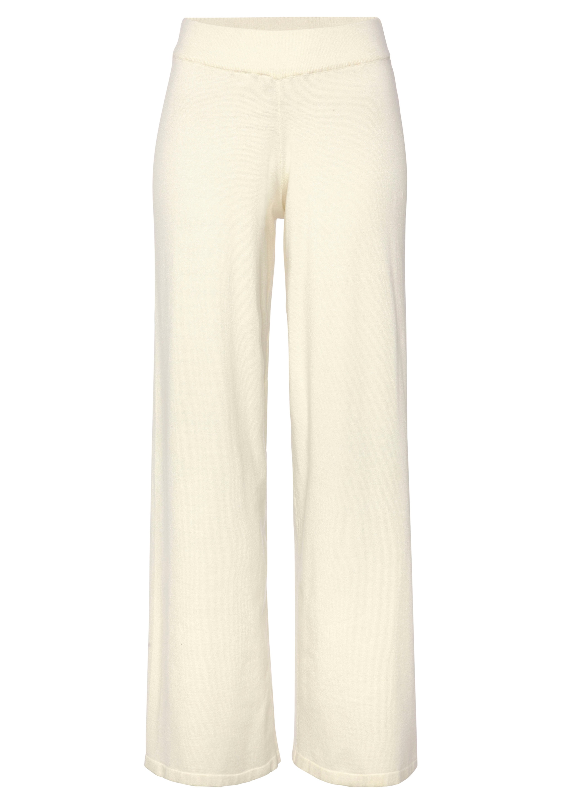 LASCANA Strickhose  mit weitem Bein, Loungewear