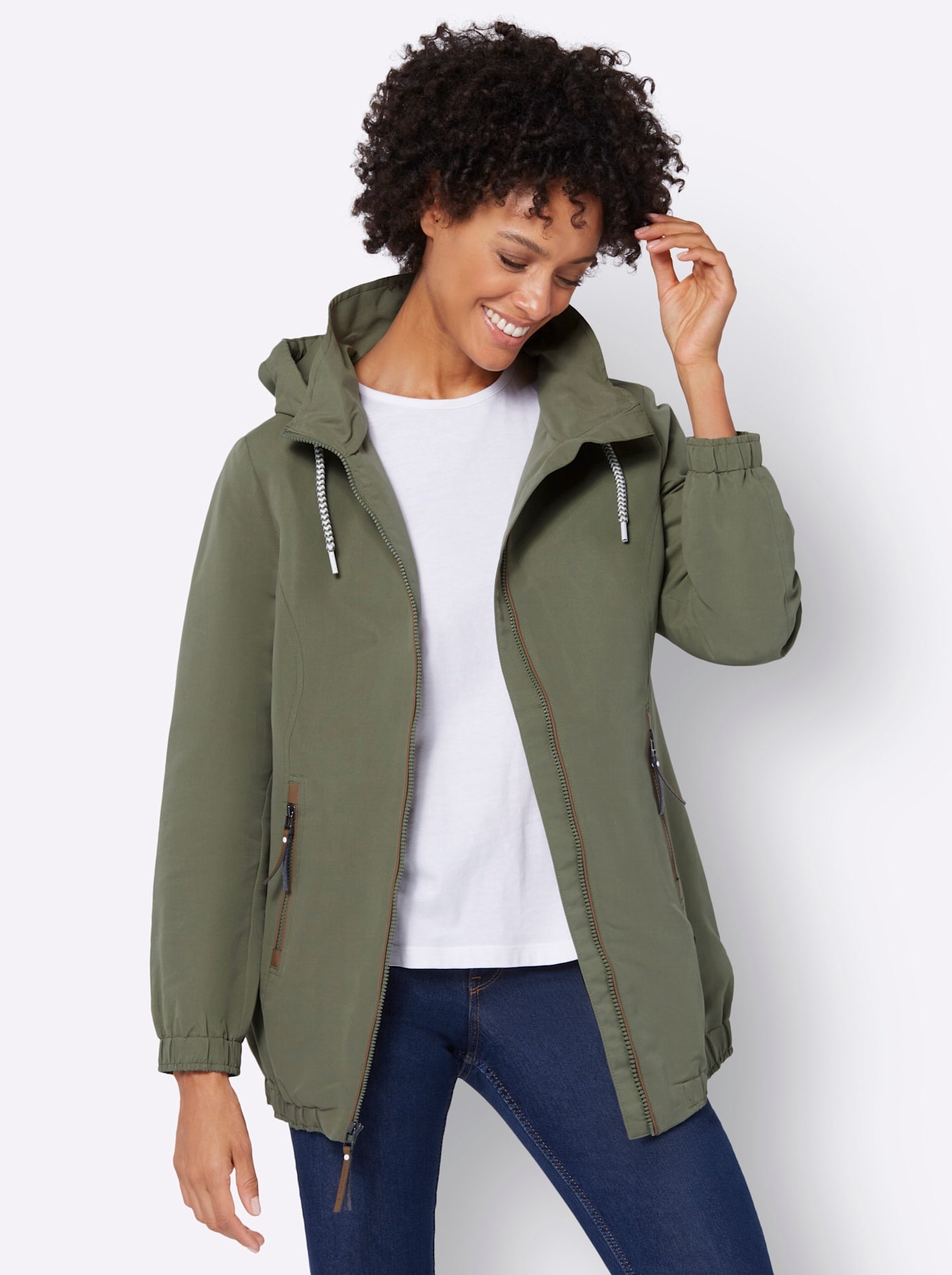 Casual Looks Anorak mit Kapuze