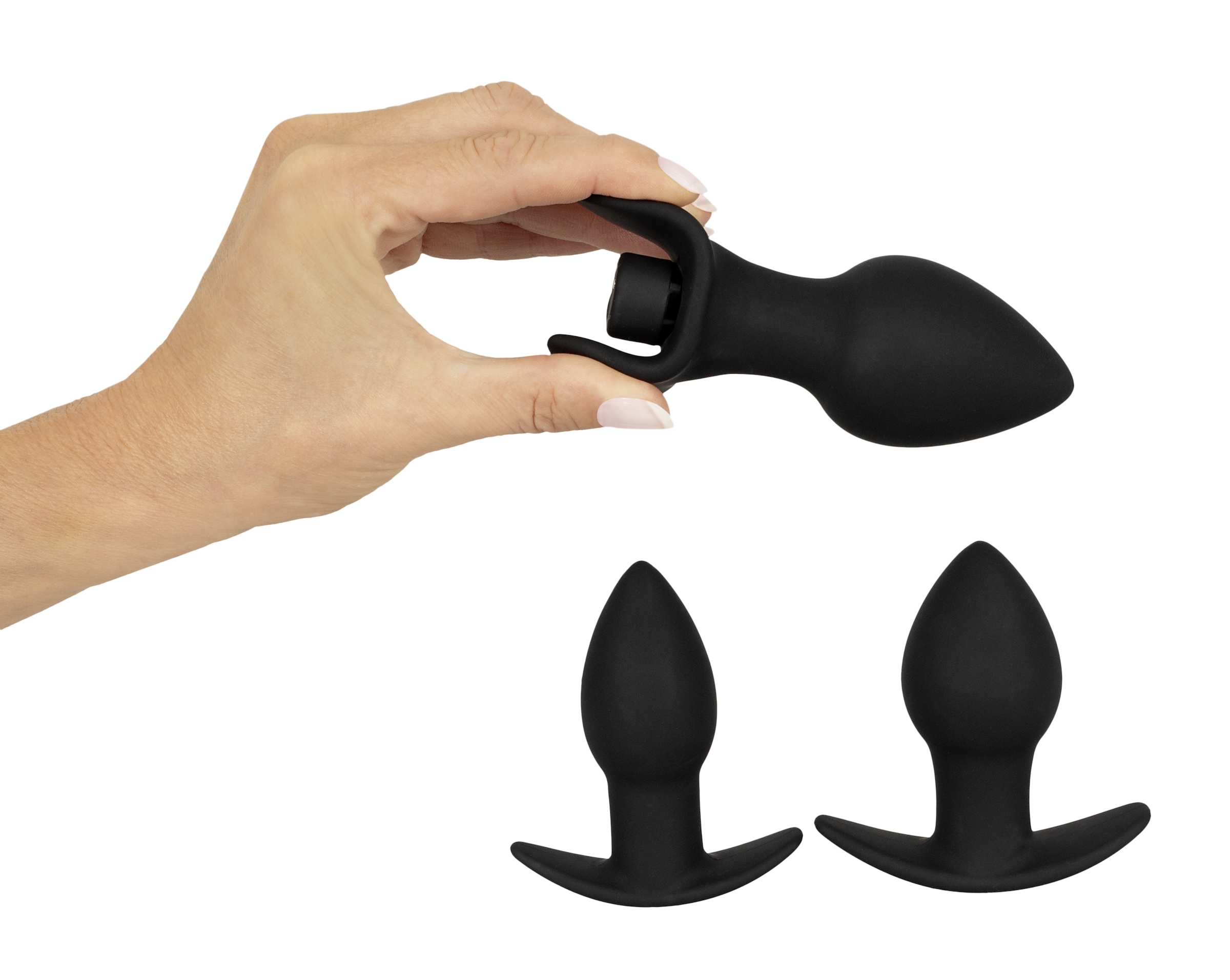 BLACK VELVETS Anal-Stimulator »Analplug-Set Butt plug set« ()
