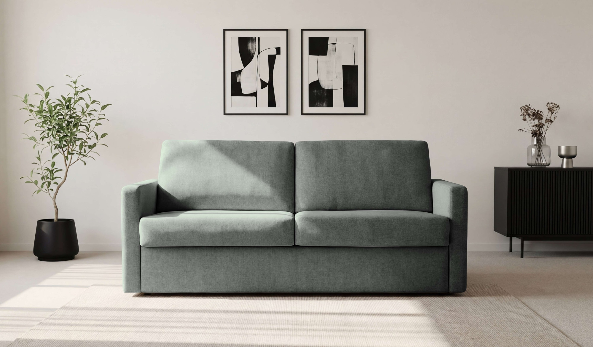 Home affaire Schlafsofa »GOLDPOINT 182cm,  Dauerschläfer, Liegefläche 140/200 cm« 3-Sitzer mit Dauerschläfer-Funktion, Bonell-Federkernmatratze