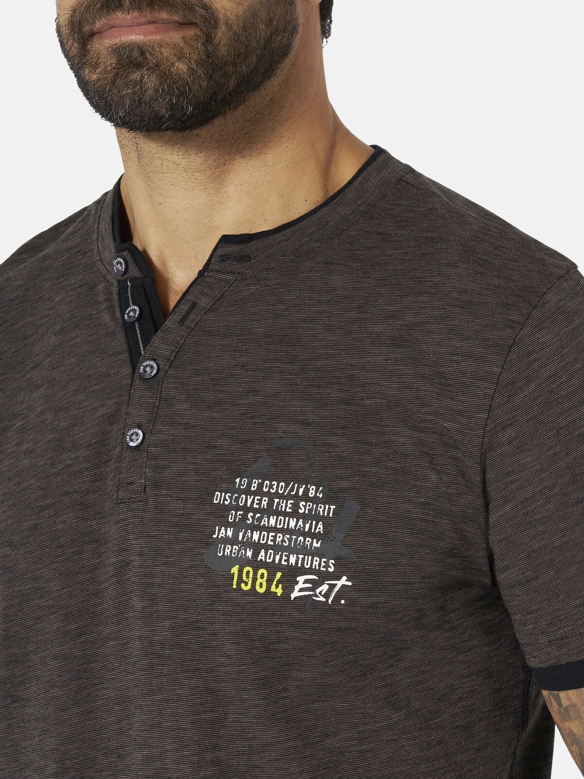 Jan Vanderstorm T-Shirt »T-Shirt SEPPOR«