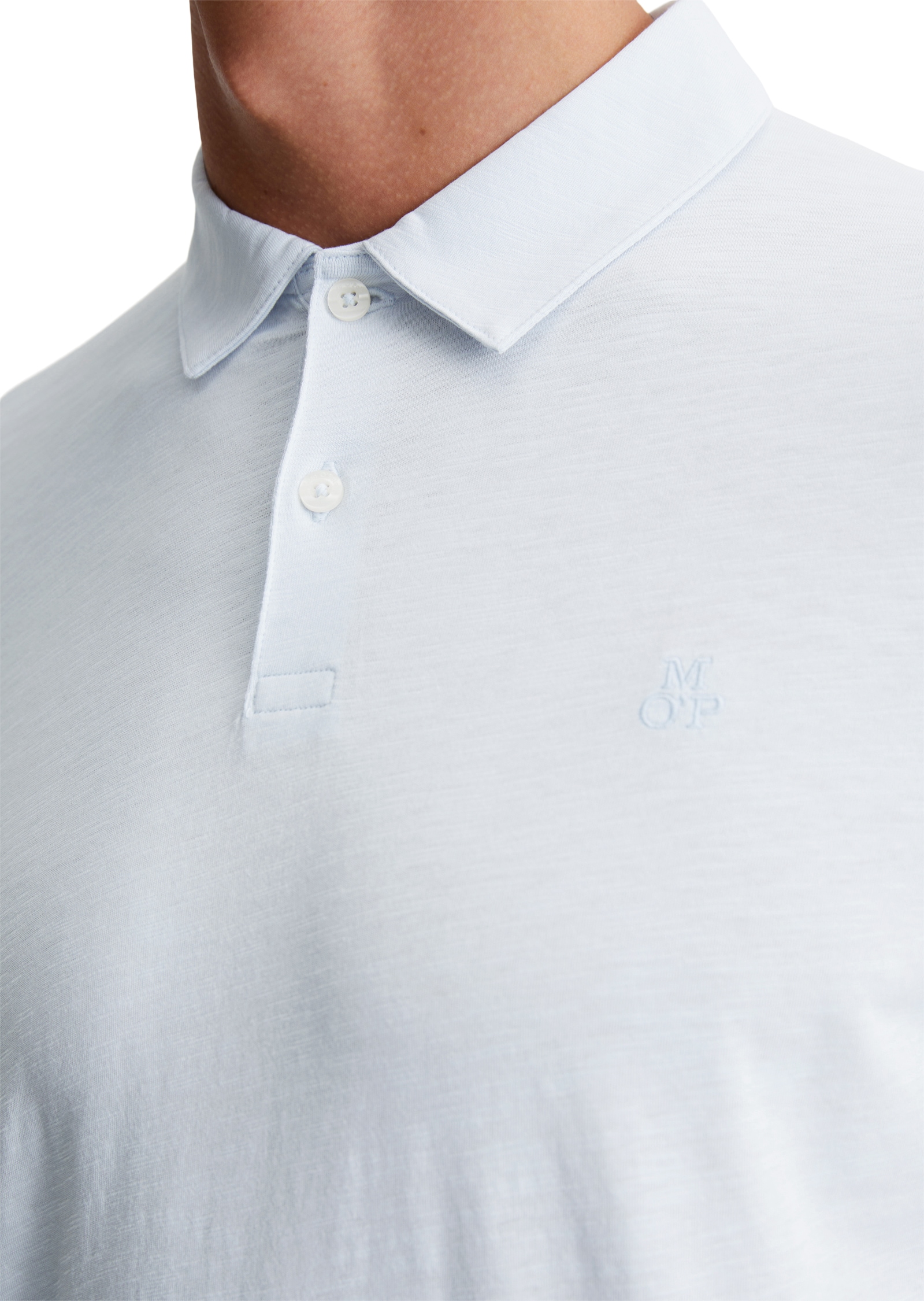Marc O'Polo Poloshirt, mit lebendiger, bewegter Oberfläche