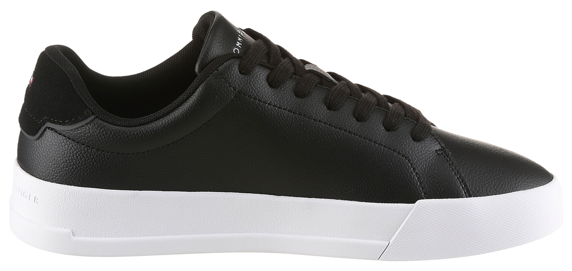 Tommy Hilfiger Sneaker »TH COURT CORE«  , Freizeitschuh, Halbschuh, Schnürschuh, weich gepolstertem Schaftrand