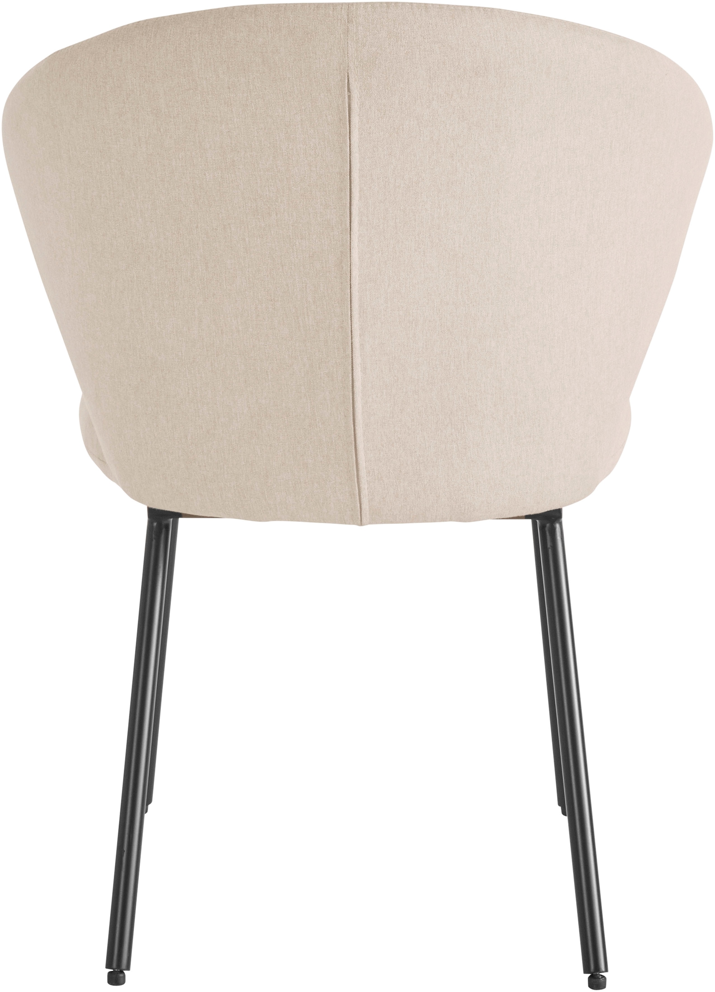 LeGer Home by Lena Gercke Esszimmerstuhl »Galilea«, (Set), 2 St., Struktur, mit elegantem Strukturstoffbezug und stabilem Metallfuß