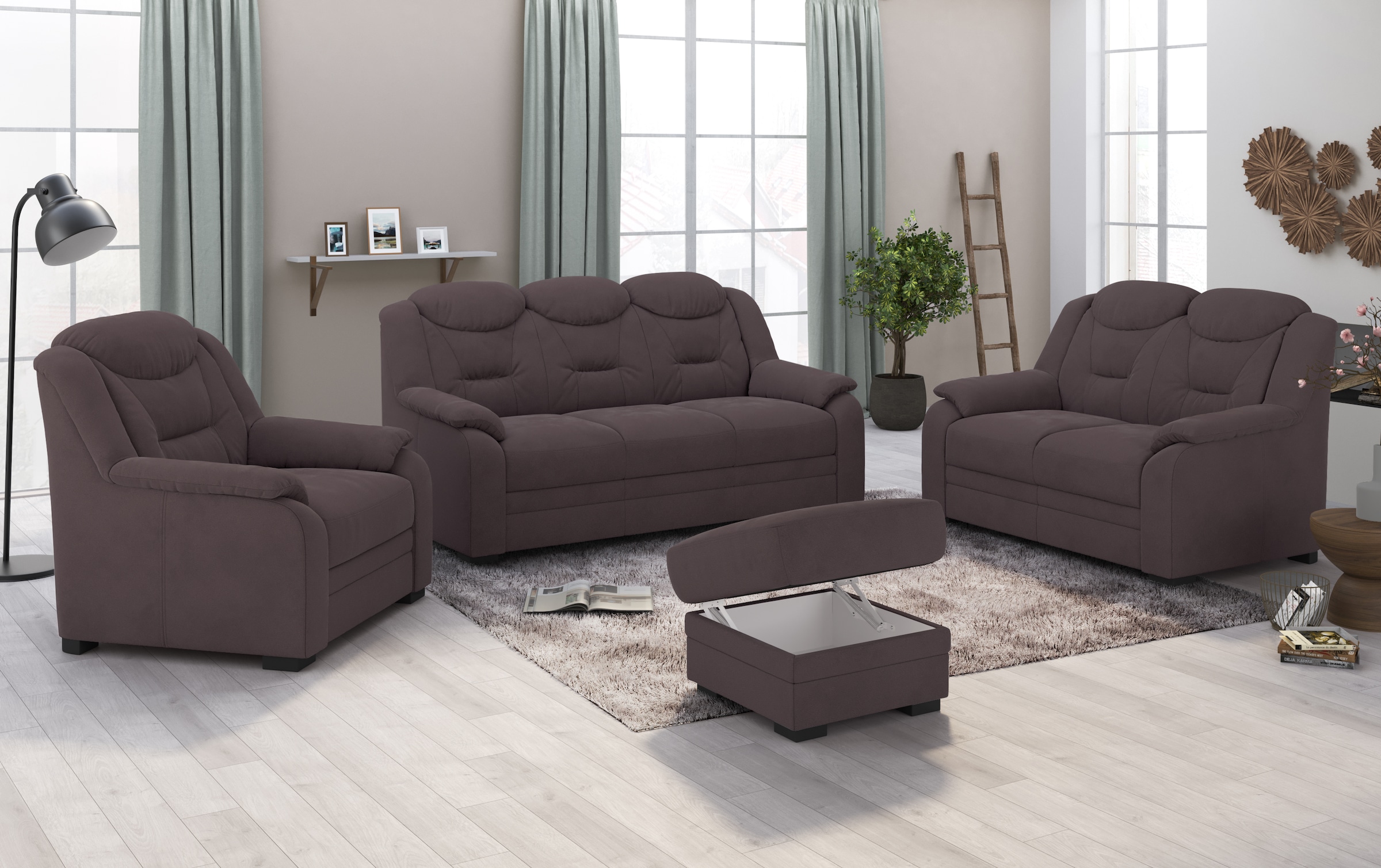 COTTA 3-Sitzer »Marcus«, Sofa mit hoher Rückenlehne