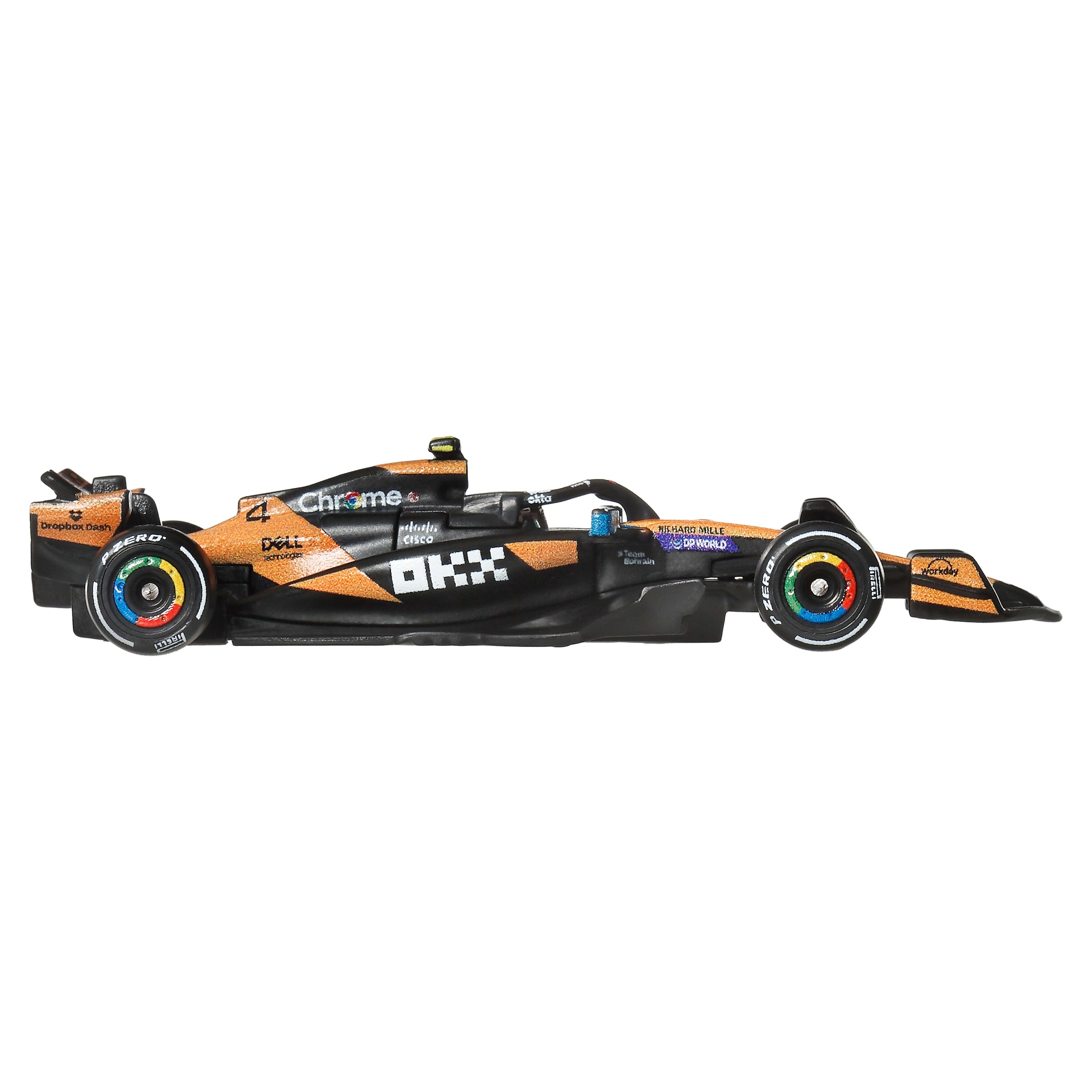 Hot Wheels Spielzeug-Rennwagen »Premium Formel 1, McLaren F1-Team Oscar Piastri und Lando Norris« Maßstab 1:64