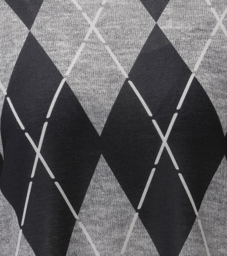 Aniston CASUAL Sweatshirt , im sportiven Rauten-Dessin - jedes Teil ein Unikat - NEUE KOLLEKTION

