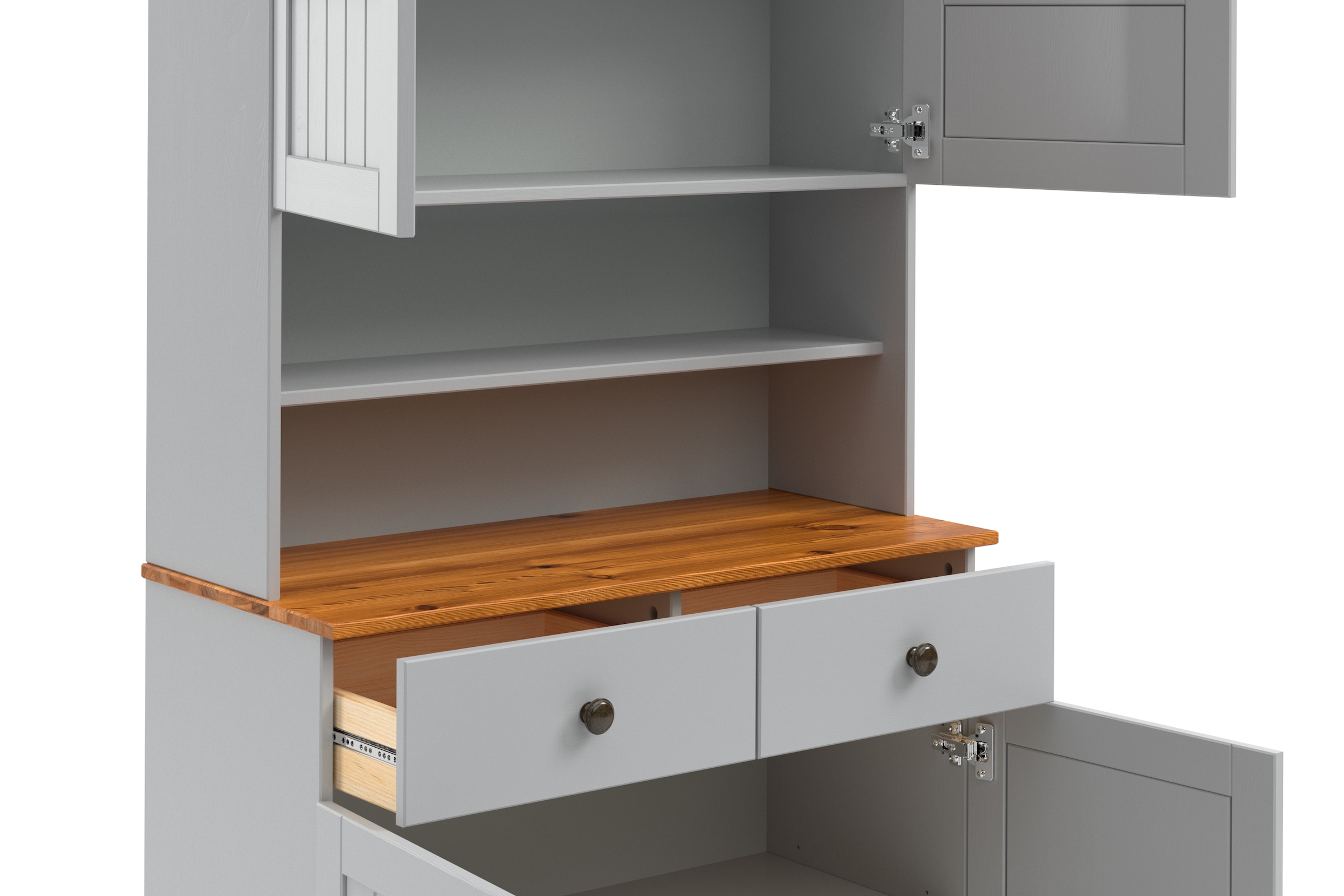 Home affaire Küchenbuffet »Alby2«, Mit Metallgriffen, Breite 85 cm