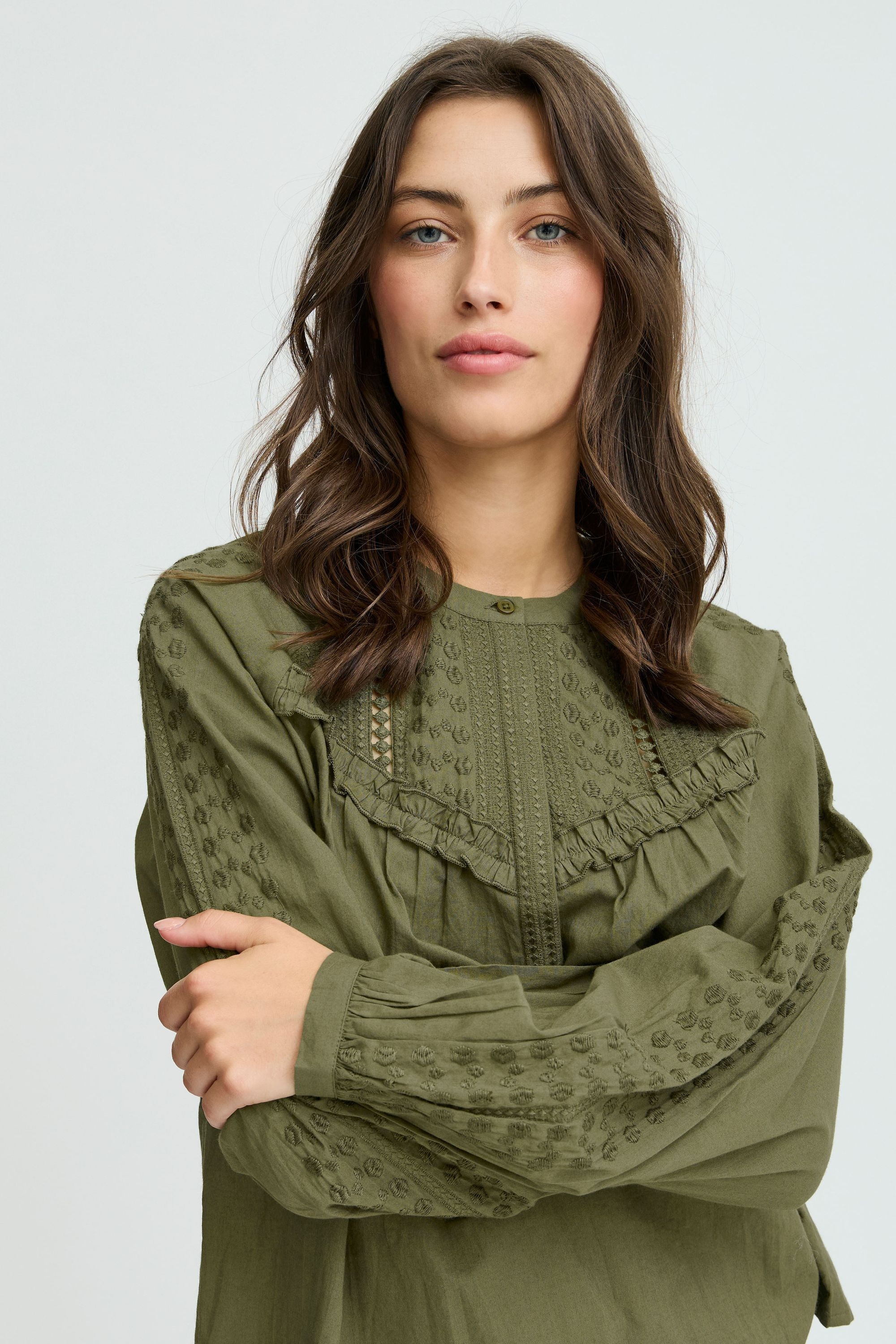 b.young Langarmbluse »Langarmbluse BYIULIA BLOUSE -«