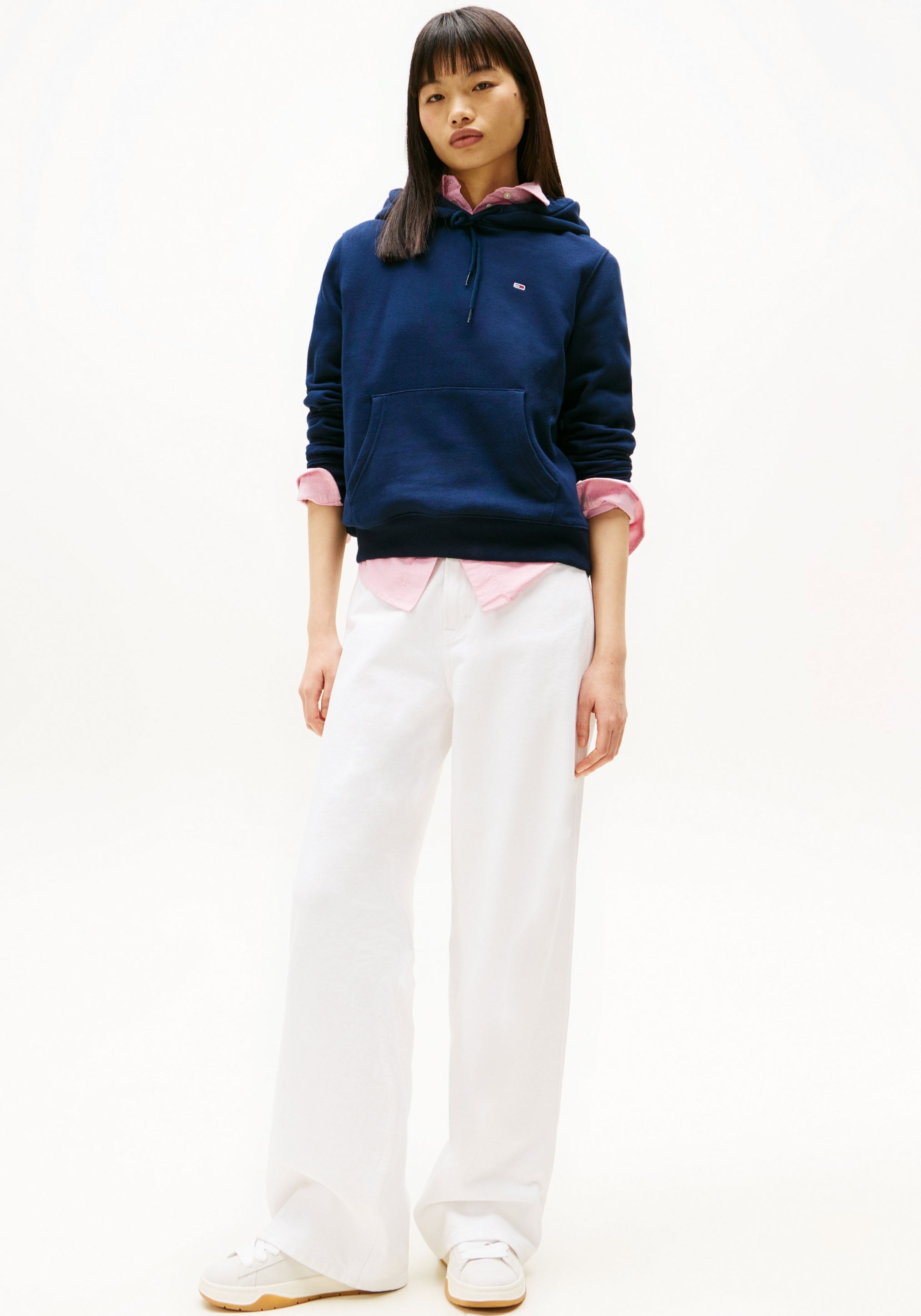Tommy Jeans Hoodie »TJW REG S FLAG HOODIE«, mit Logo-Flag
