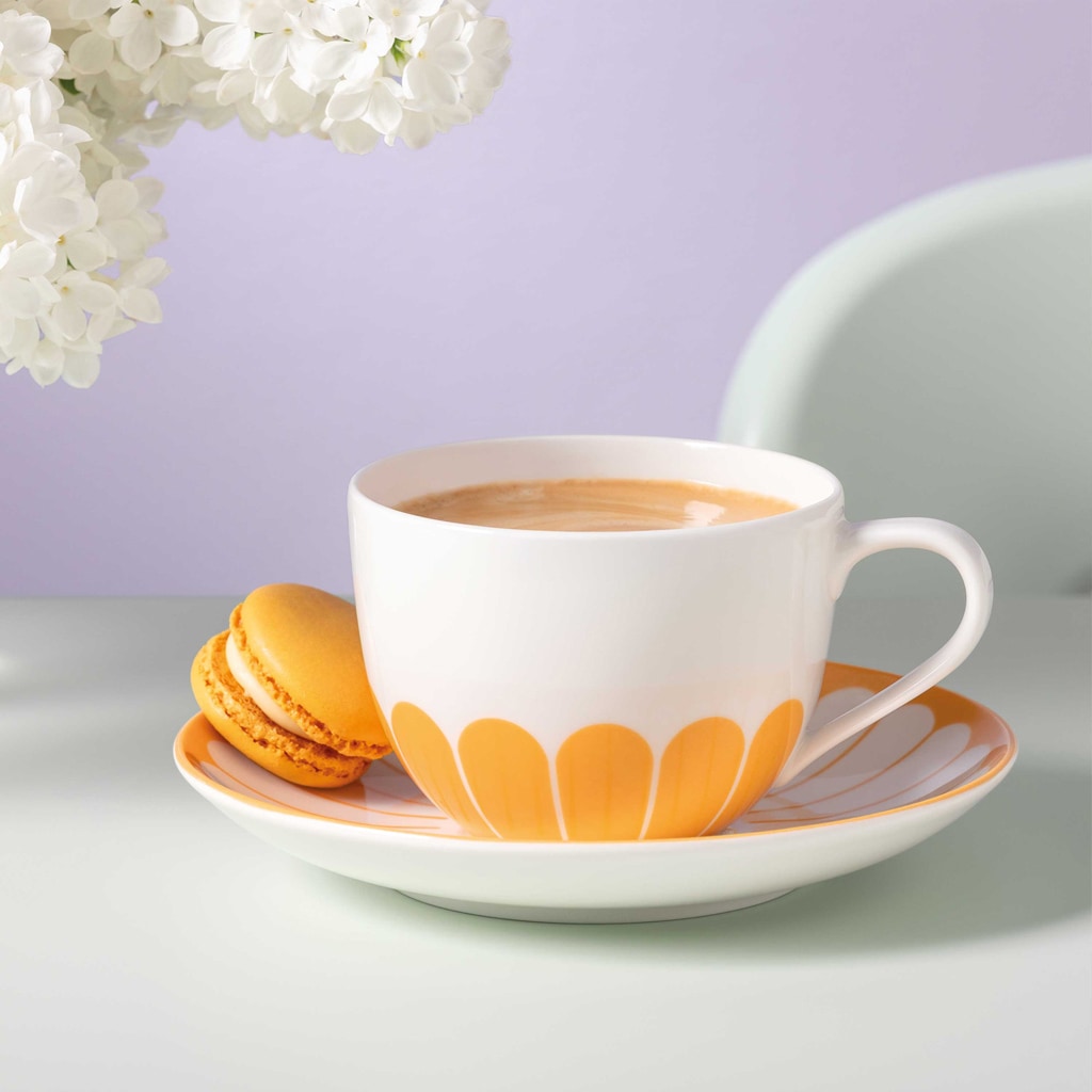 Villeroy & Boch Tasse »Kaffeetasse mit Untertasse Fleur Couleur 160 ml«