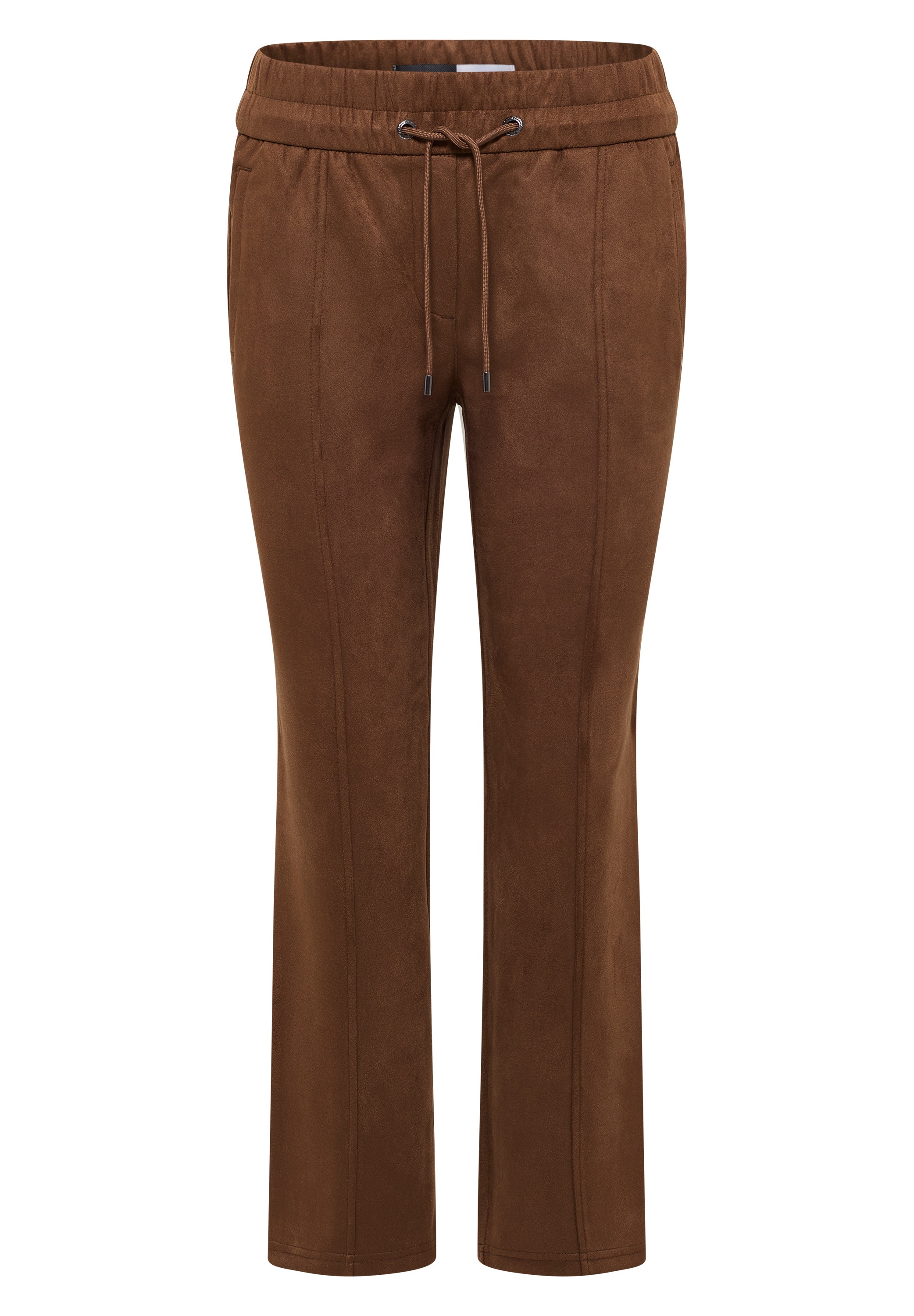 Cecil Stoffhose »Style Tracey«, Velours-Look, mit elastischem Bund und Tunnelzug