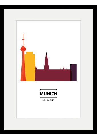 queence Bild »Munich Color Splash«, Städte, (1 St.) kaufen