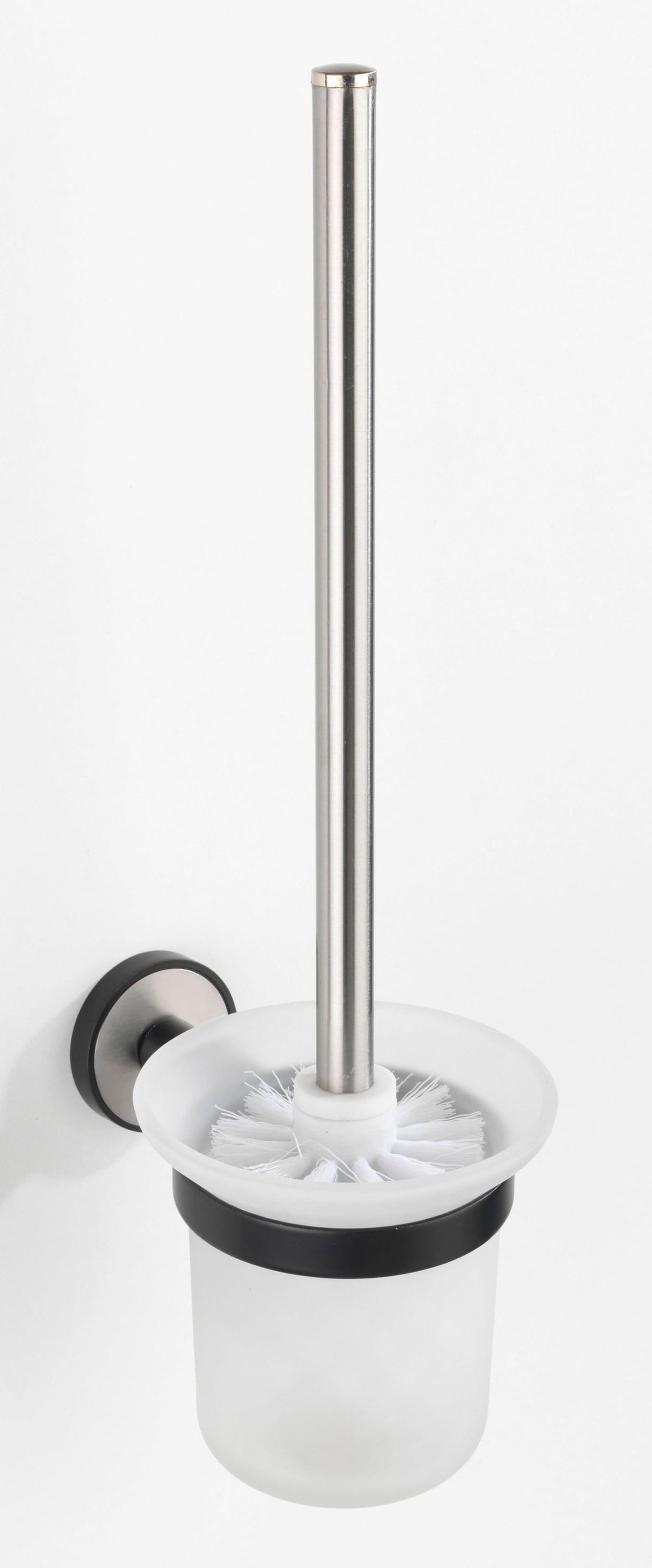 WENKO WC-Garnitur »UV-Loc® Udine« aus Edelstahl | Glas befestigen ohne Bohren