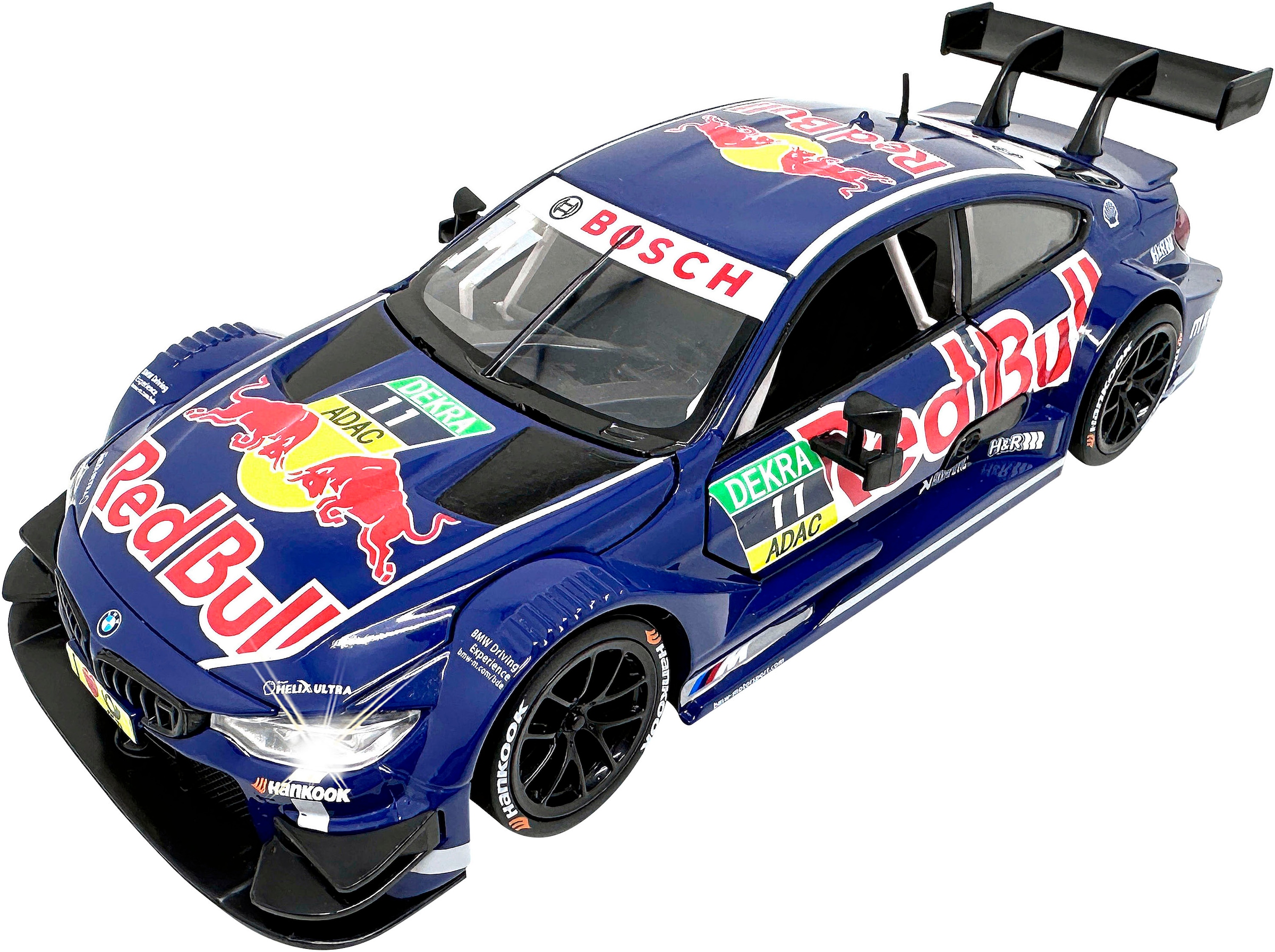 Jamara Spielzeug-Auto »Diecast,  BMW M4 DTM blau inklusive Batterien« LED Licht; Maßstab 1:24